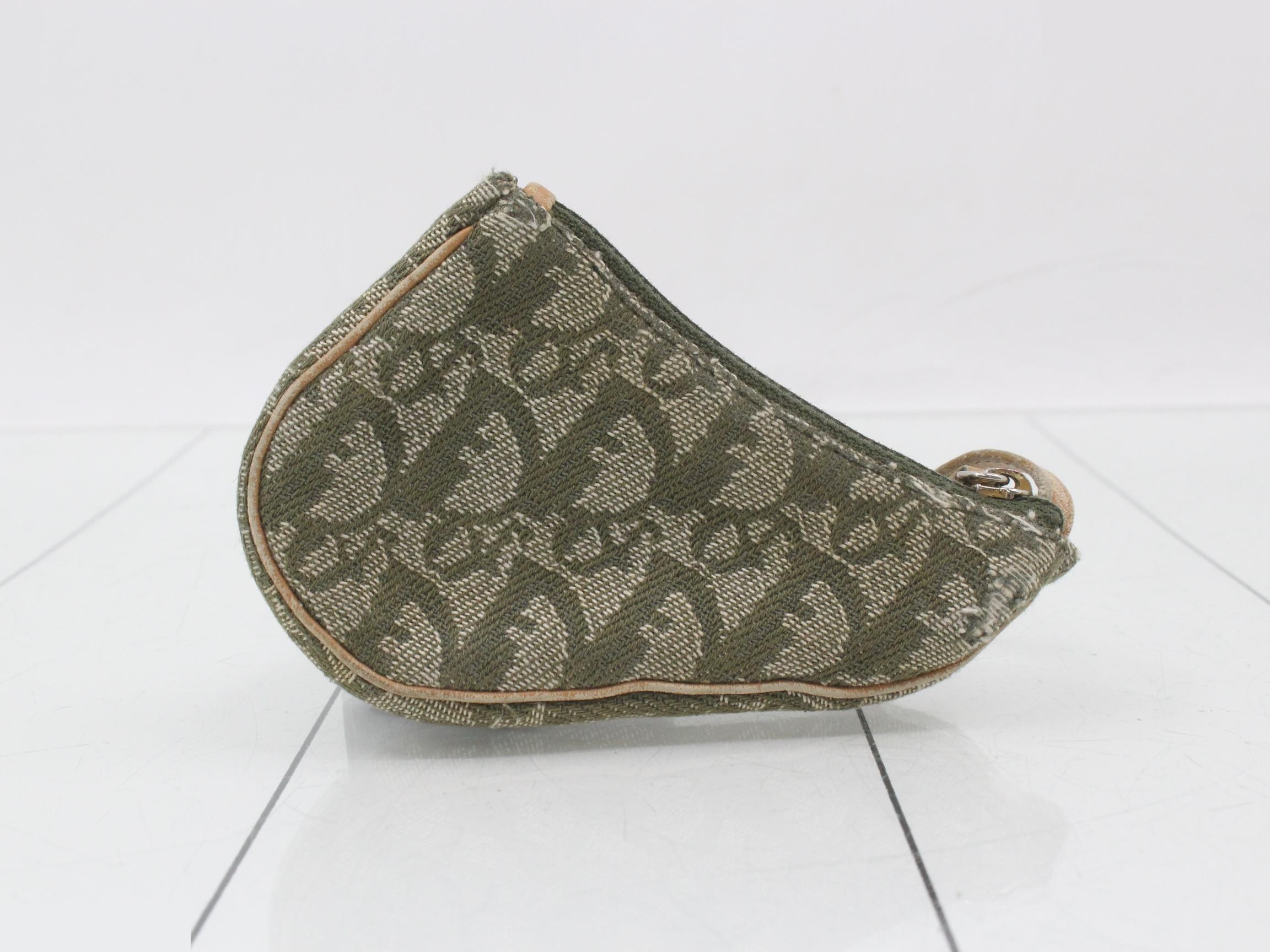 Trotter Coin Case, Green Saddle, 0071 — view 2
