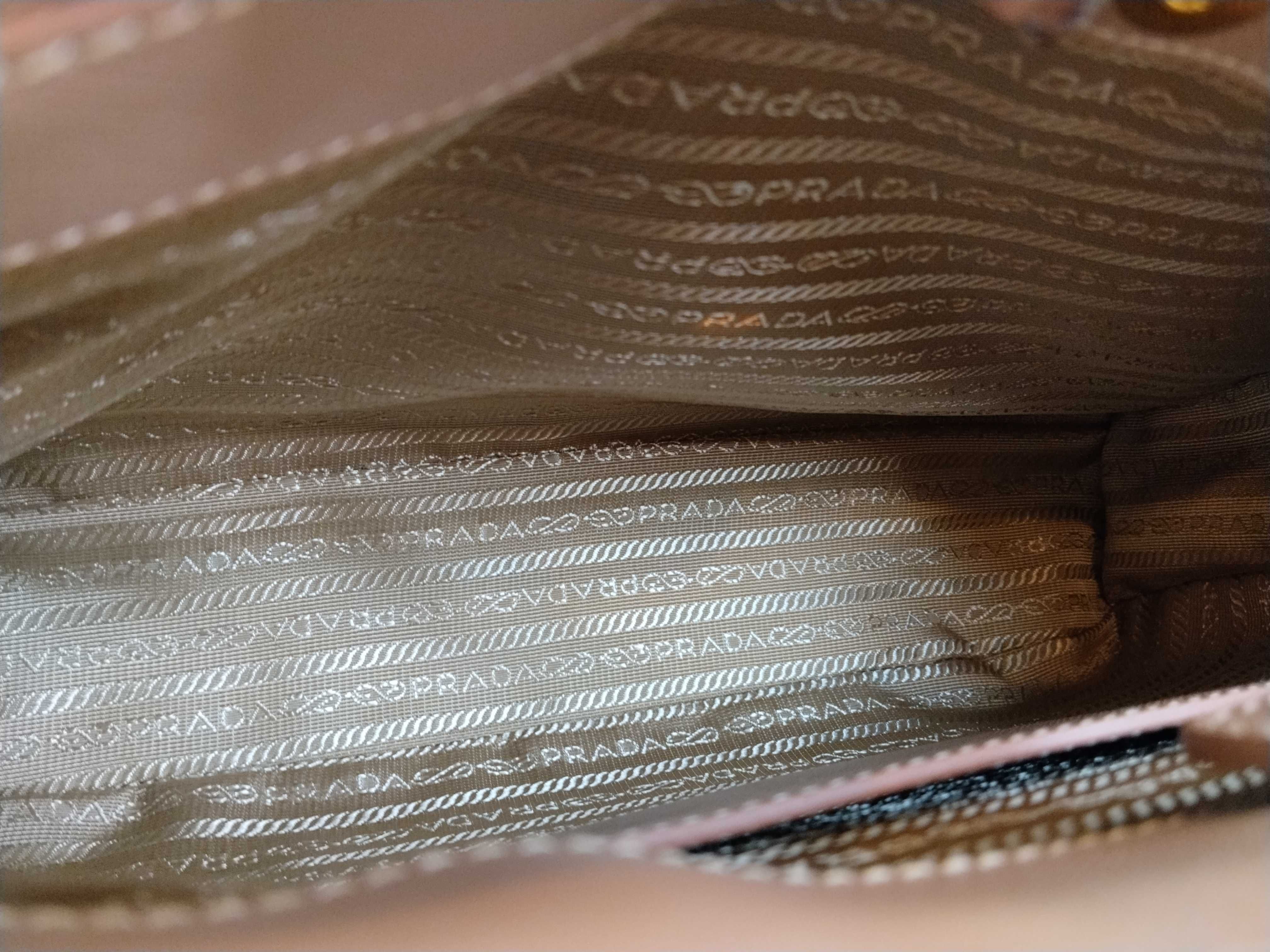 Saffiano Lux Galleria Leather 2-Way Handbag, Pink, BN1874 — view 12