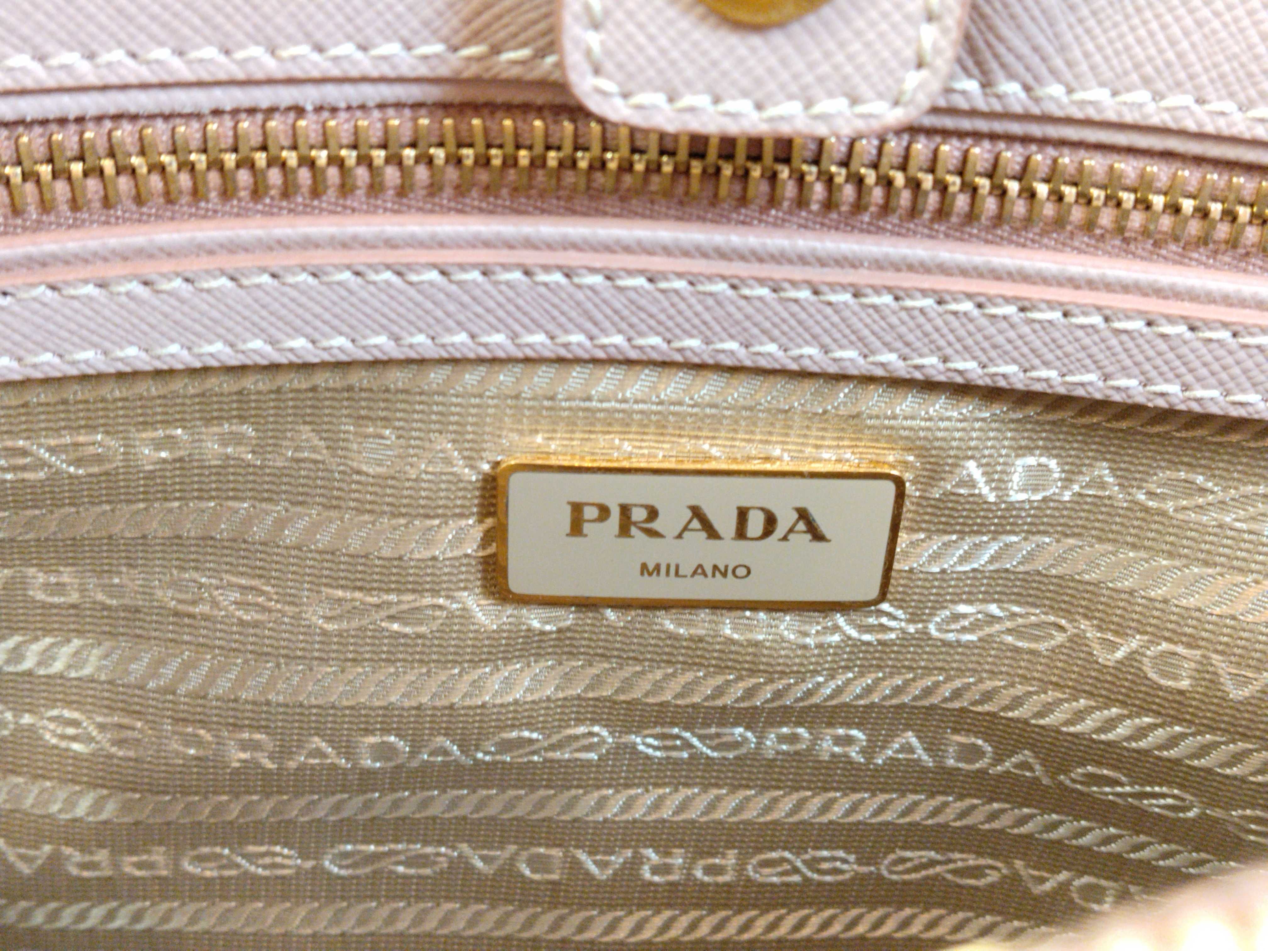 Saffiano Lux Galleria Leather 2-Way Handbag, Pink, BN1874 — view 14
