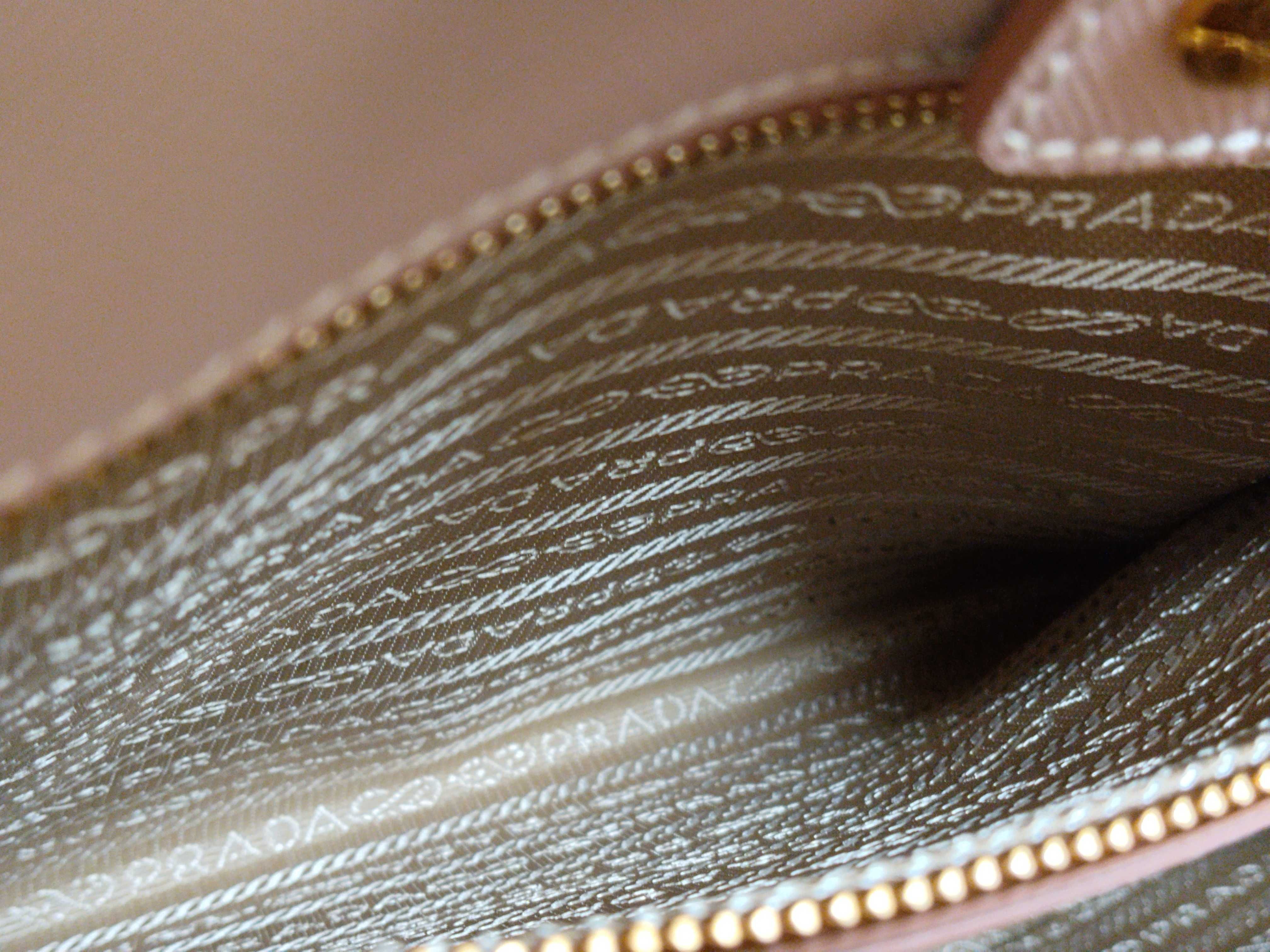 Saffiano Lux Galleria Leather 2-Way Handbag, Pink, BN1874 — view 15