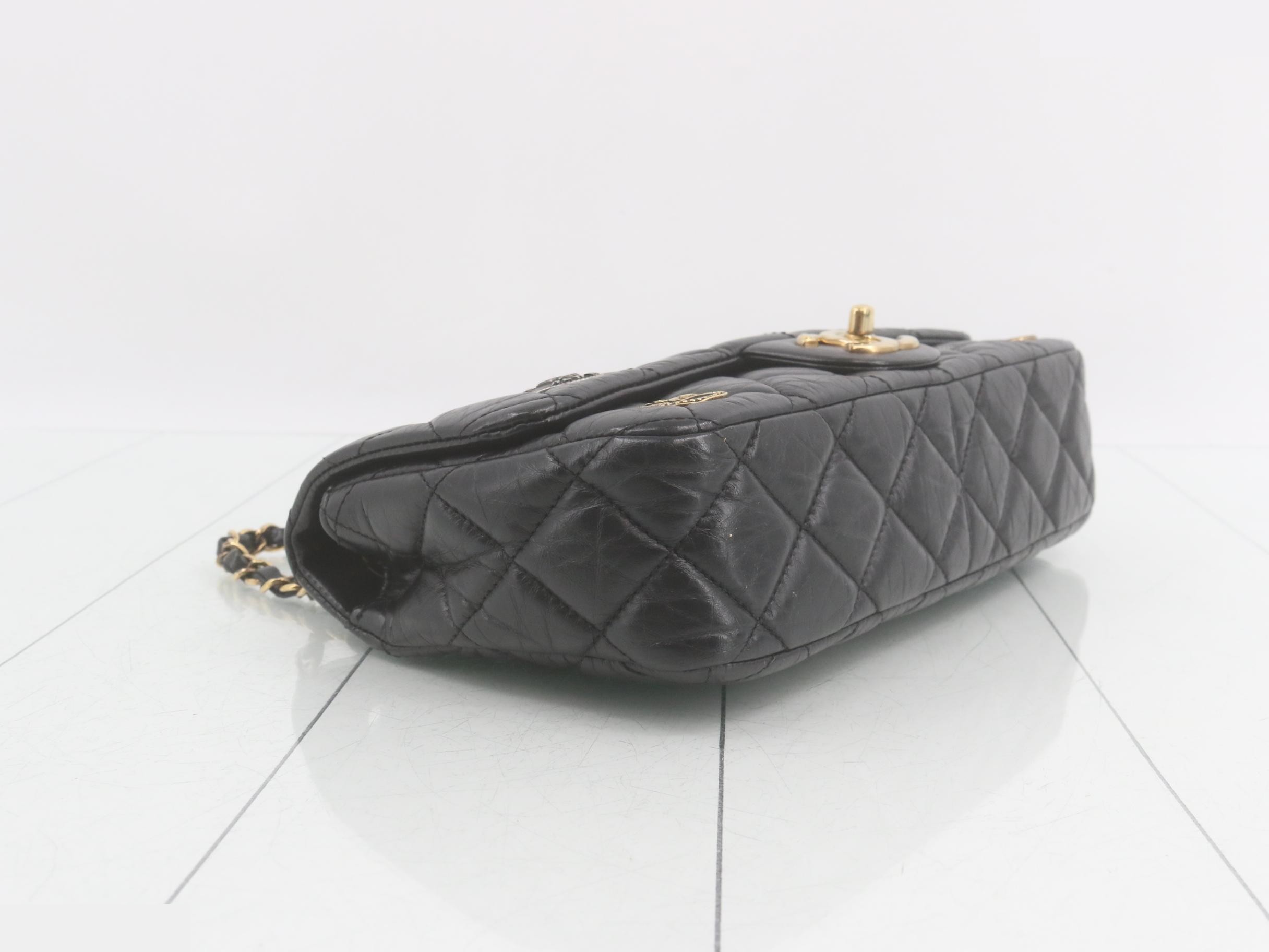 Paris Dubai Coco Mark Double Chain Shoulder Bag — view 5