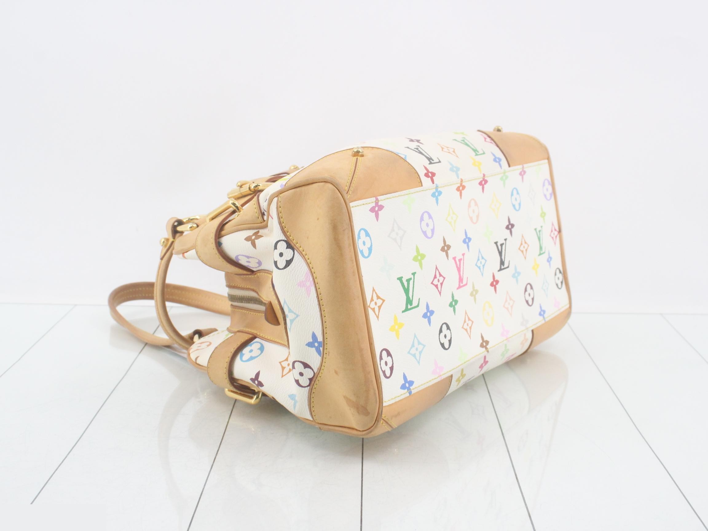 Monogram Multicolore Claudia Blanc Shoulder Bag — view 5