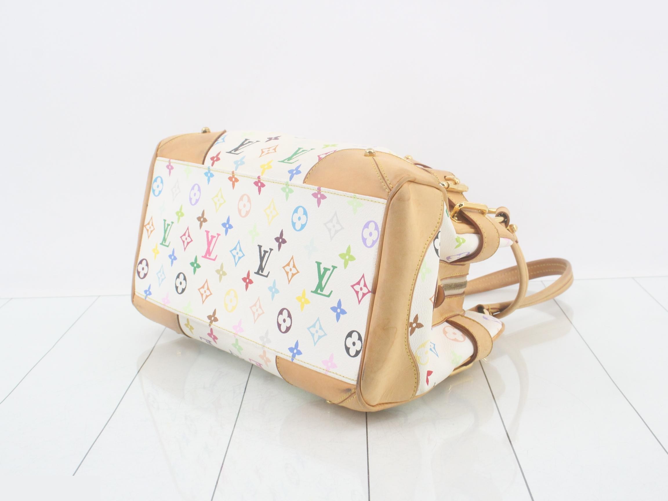 Monogram Multicolore Claudia Blanc Shoulder Bag — view 6
