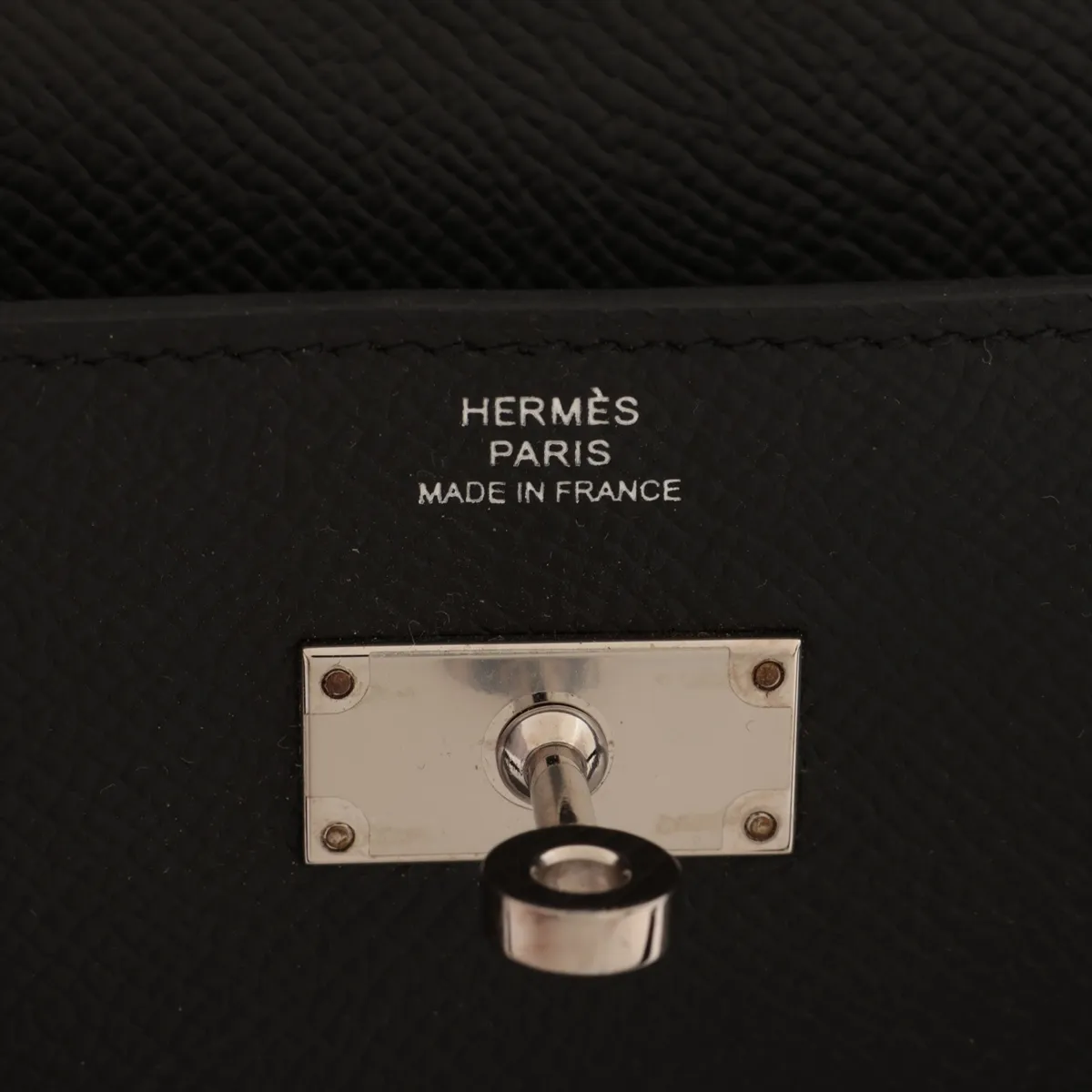 Kelly Wallet, Veau Epsom Leather, Long Wallet, Black, Silver Hardware, D: 2019 — view 9