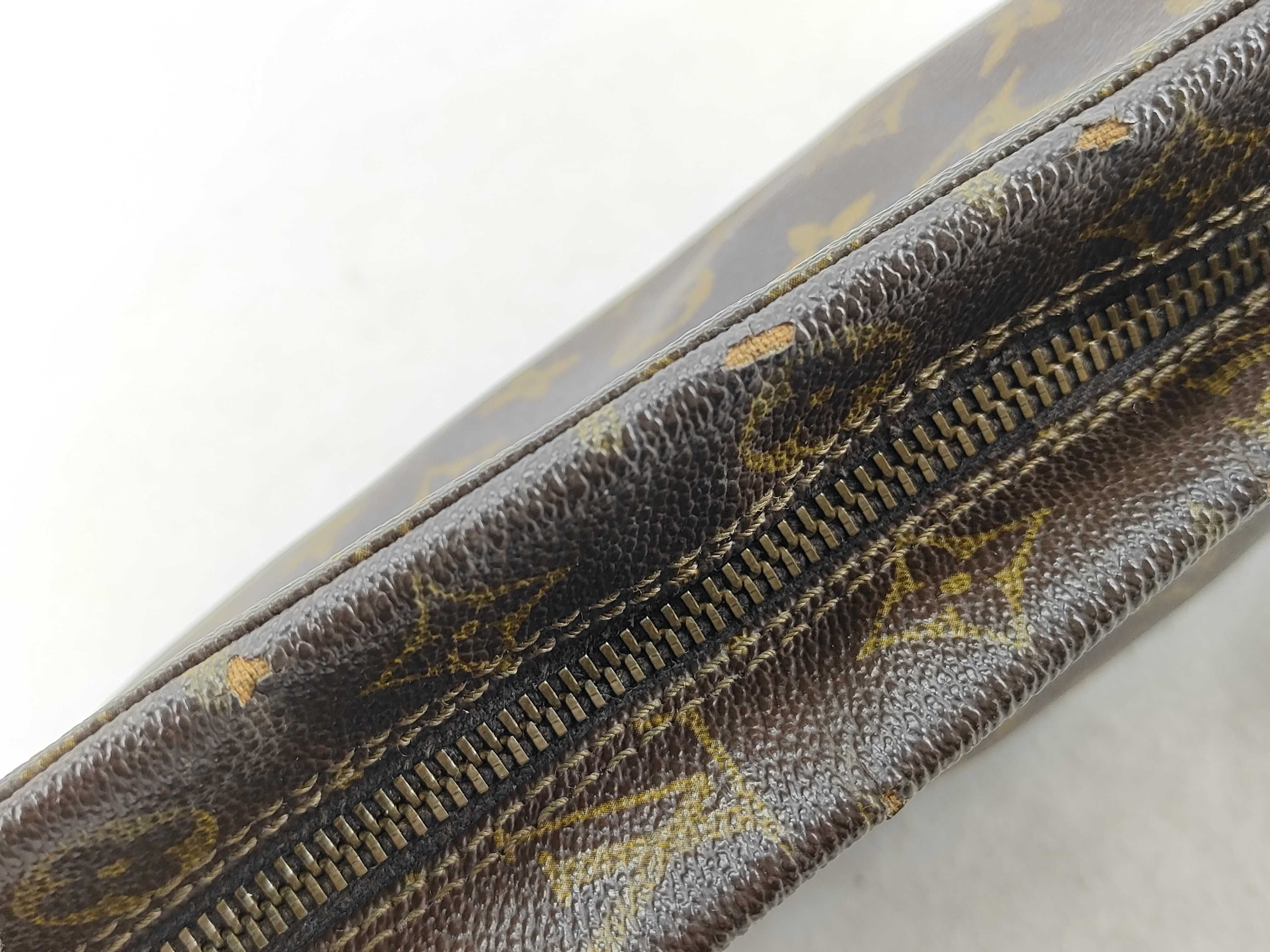 Monogram Louis Vuitton M47522 824 Trousses Toilette 28 Monogram Cosmetic Pouch PVC Brown Second Bag — view 7