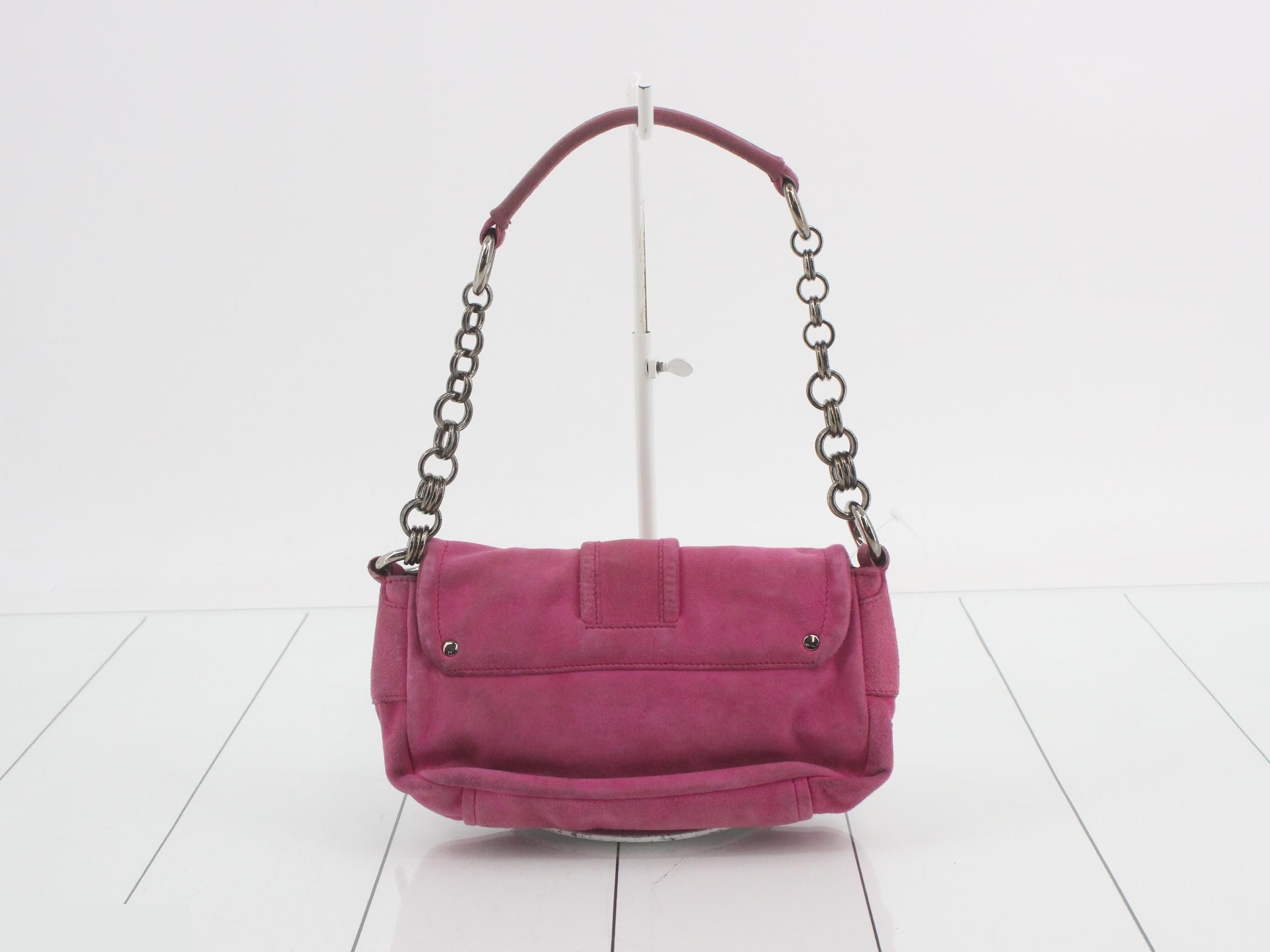 Suede chain handbag — view 2