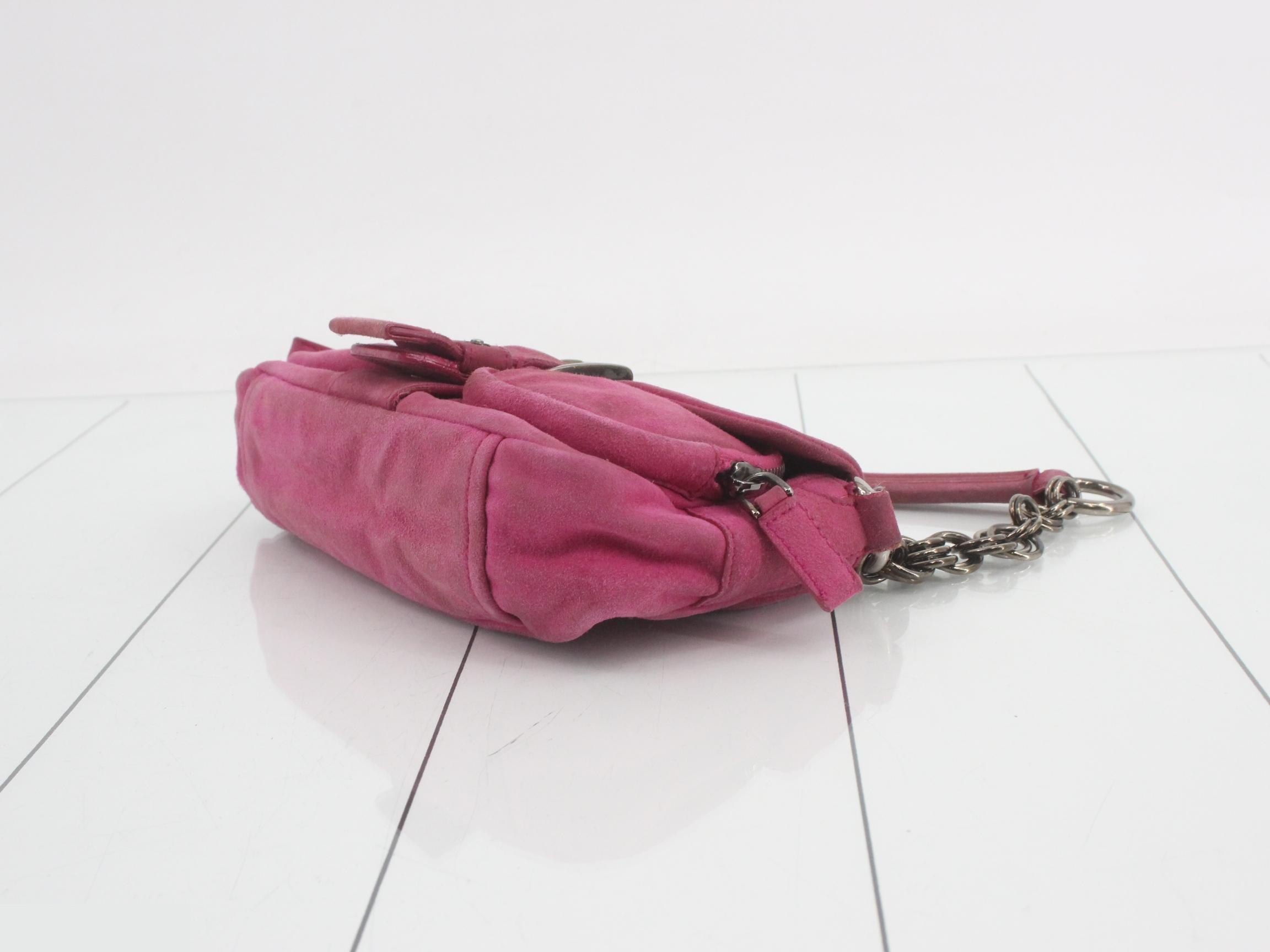 Suede chain handbag — view 6