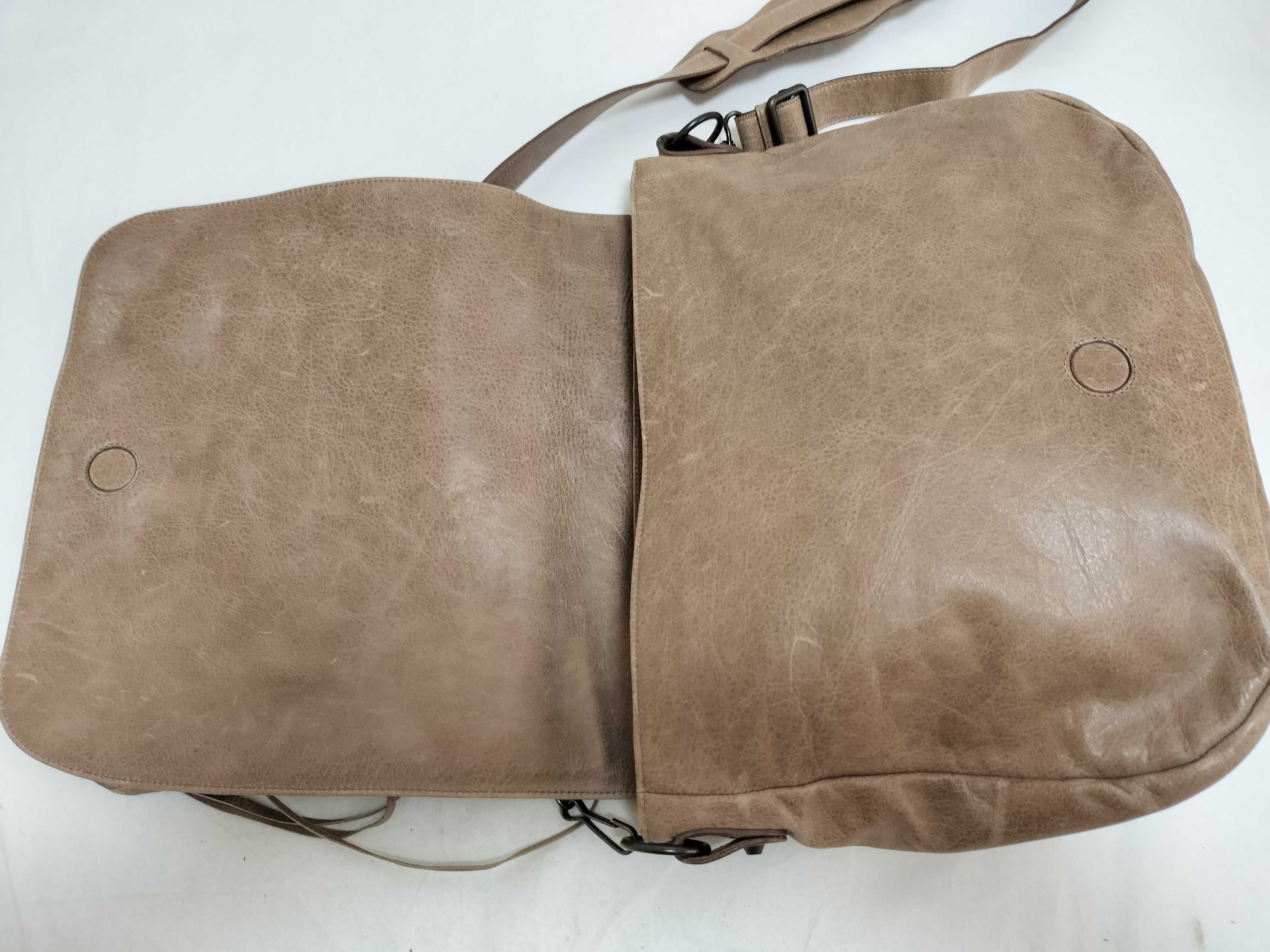 246432 Folk Shoulder Bag, Lambskin, Beige Shoulder Bag — view 9