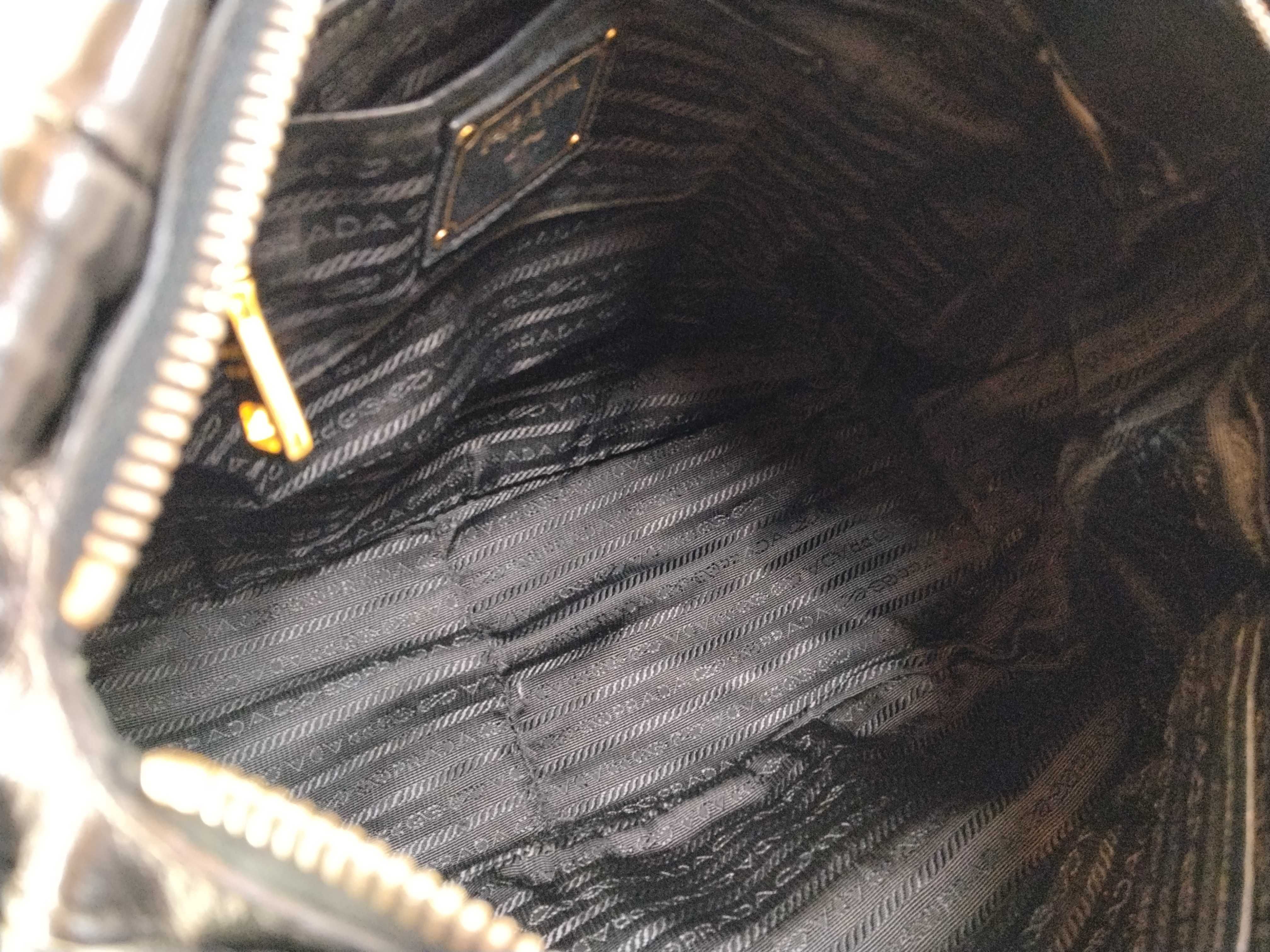 Nappa Leather Gaufre Shoulder Bag (Handbag) — view 12