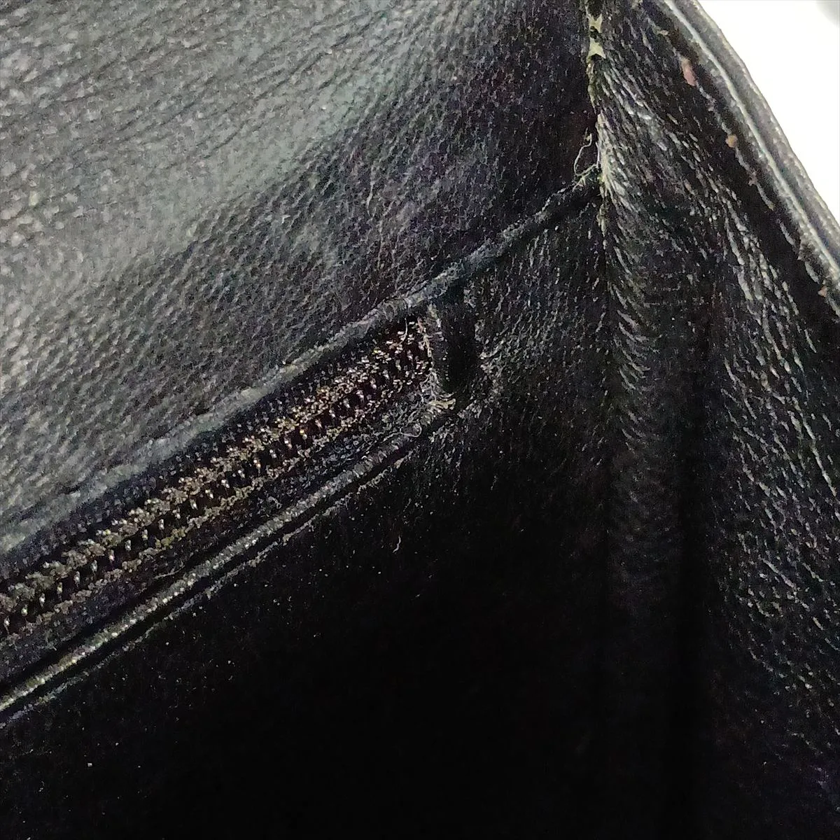 Matelassé Lambskin Chain Handbag, Black with Gold Hardware, 0877718 (Serial Number in the 0s) — view 11