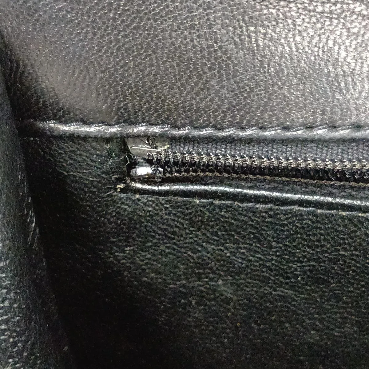 Matelassé Lambskin Chain Handbag, Black with Gold Hardware, 0877718 (Serial Number in the 0s) — view 12