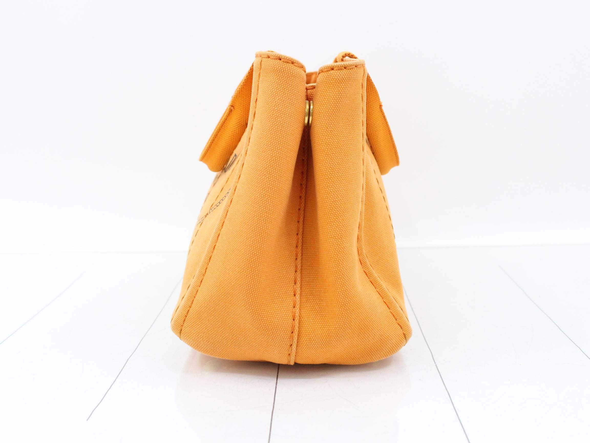 Canapa tote canvas orange — view 3