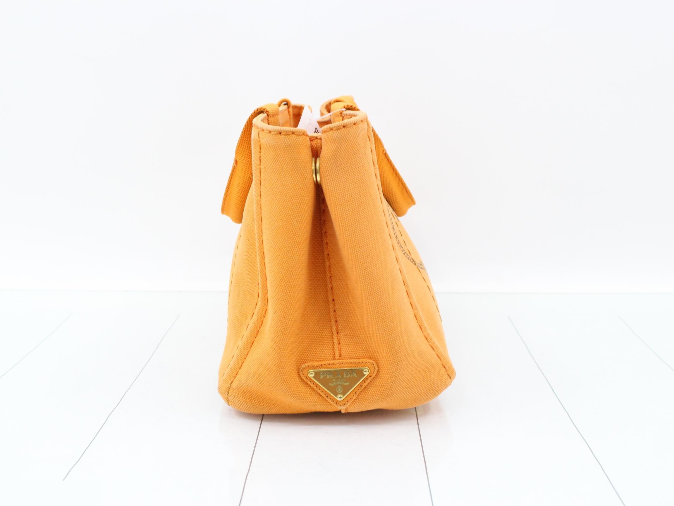 Canapa tote canvas orange — view 4