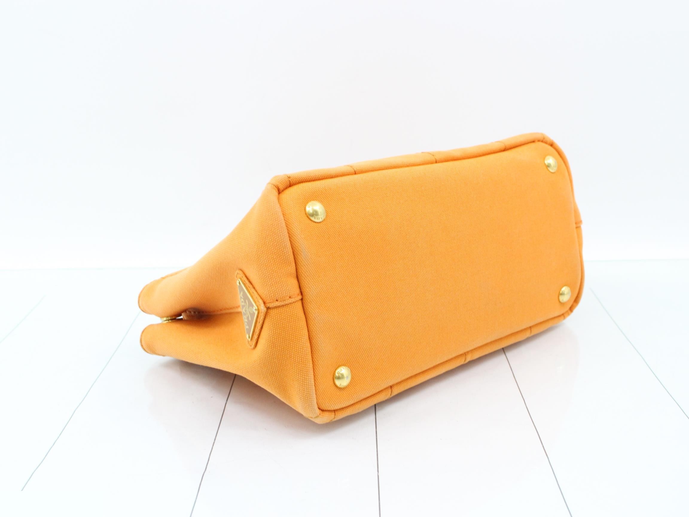 Canapa tote canvas orange — view 5