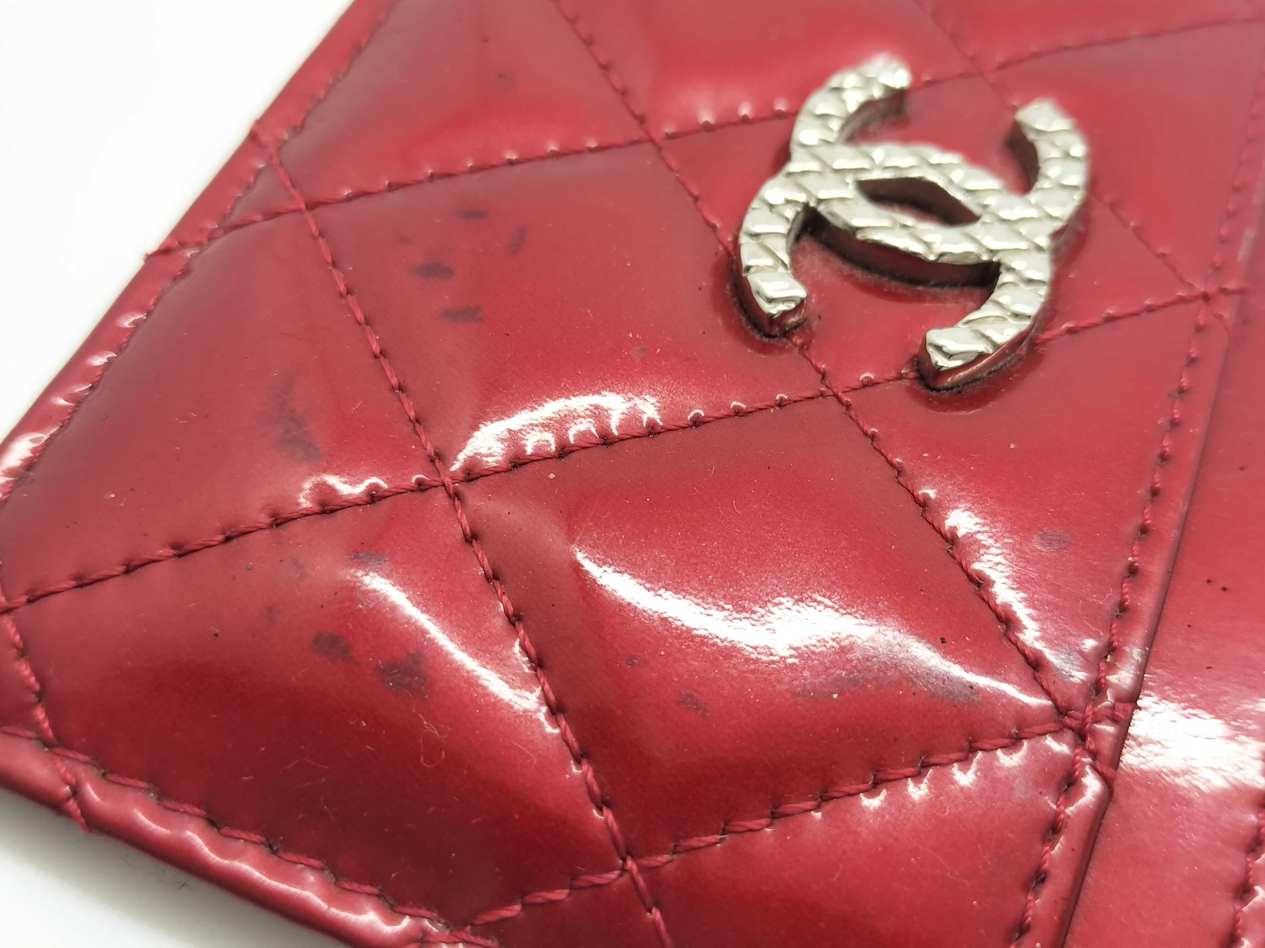 Enamel Pass Case Matelassé Enamel Card Case — view 12