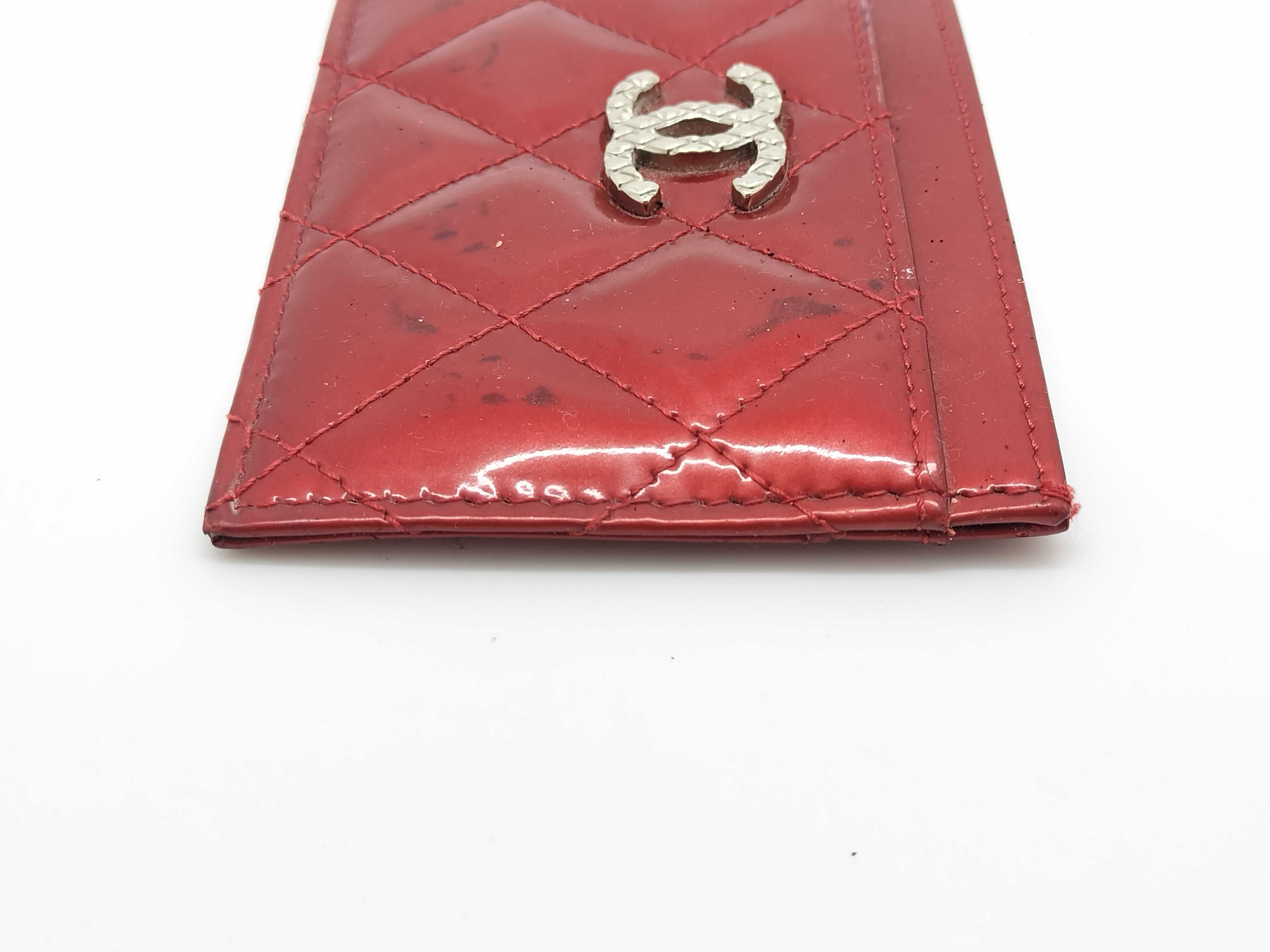 Enamel Pass Case Matelassé Enamel Card Case — view 5