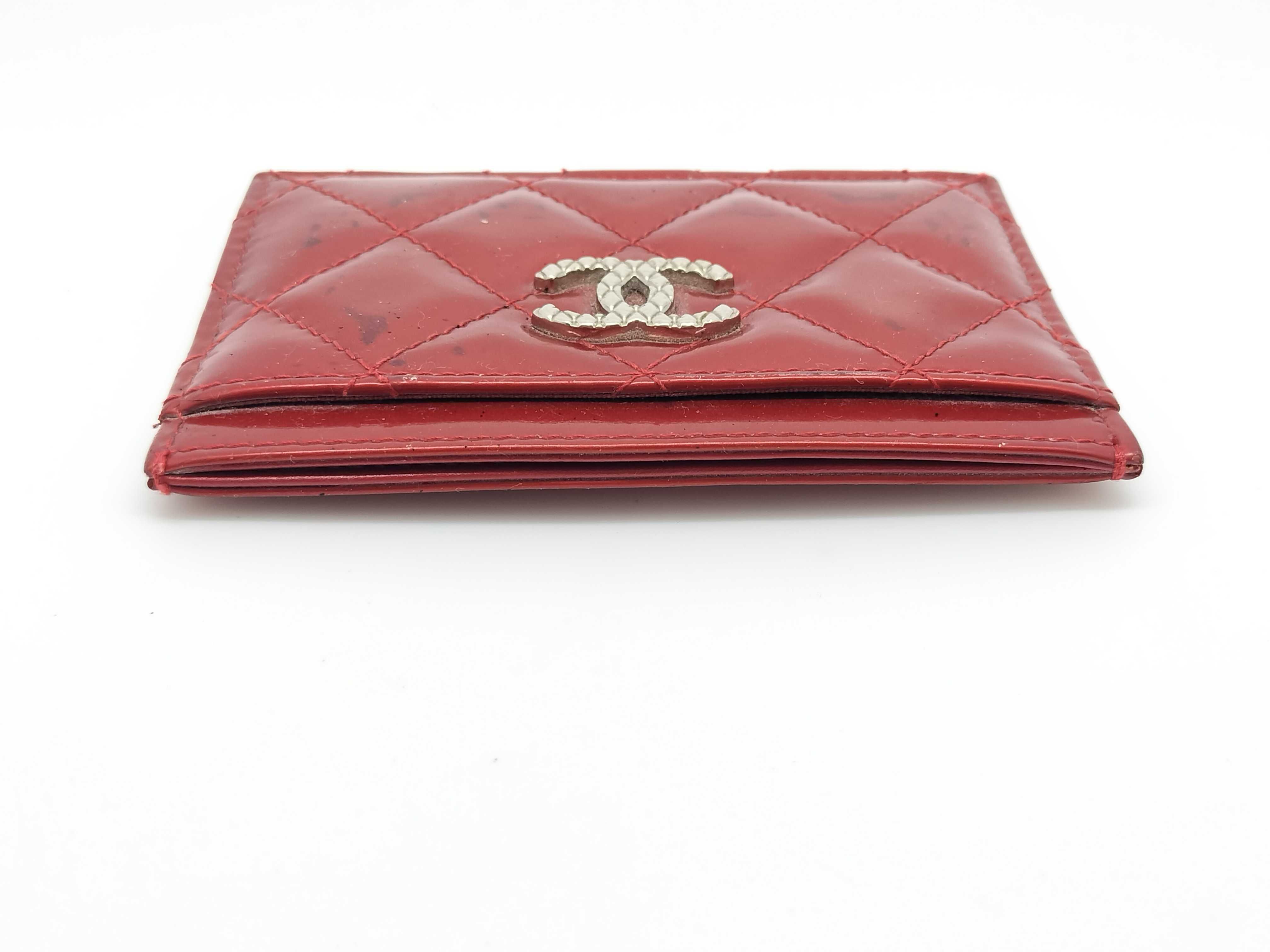 Enamel Pass Case Matelassé Enamel Card Case — view 6