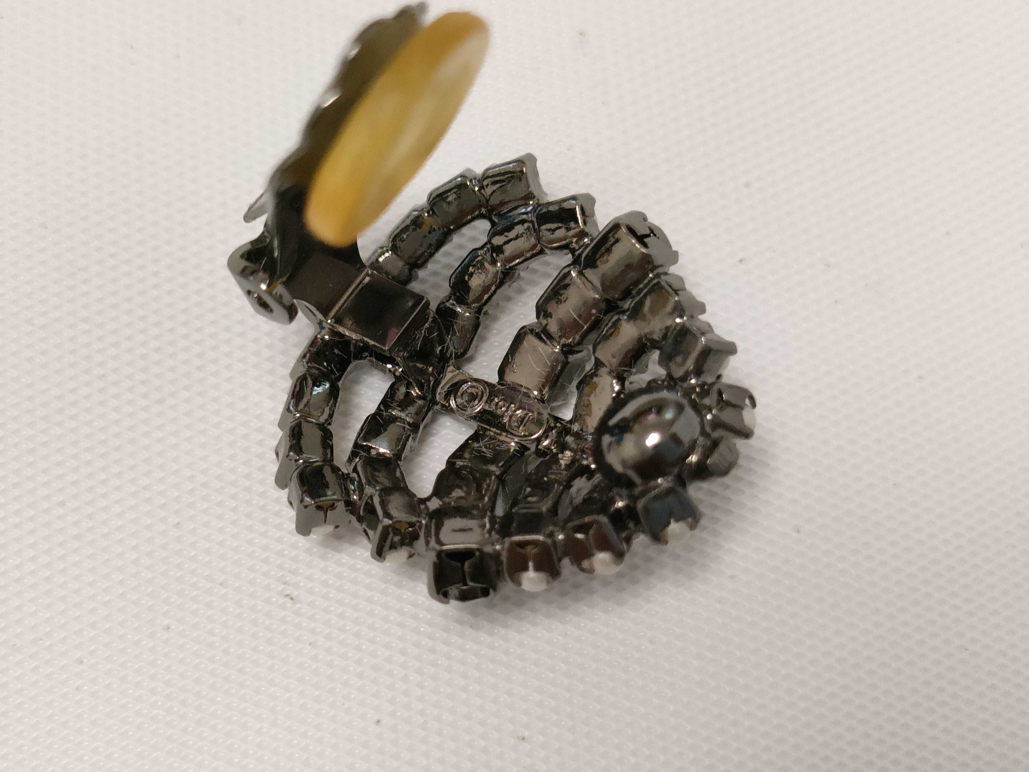 Christian Earrings, Rhinestone Black Earrings — view 8
