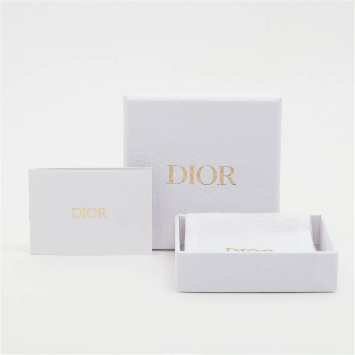 Dio(r)evolution ring, size S, metal x rhinestone, silver. Shows signs of wear, — view 4