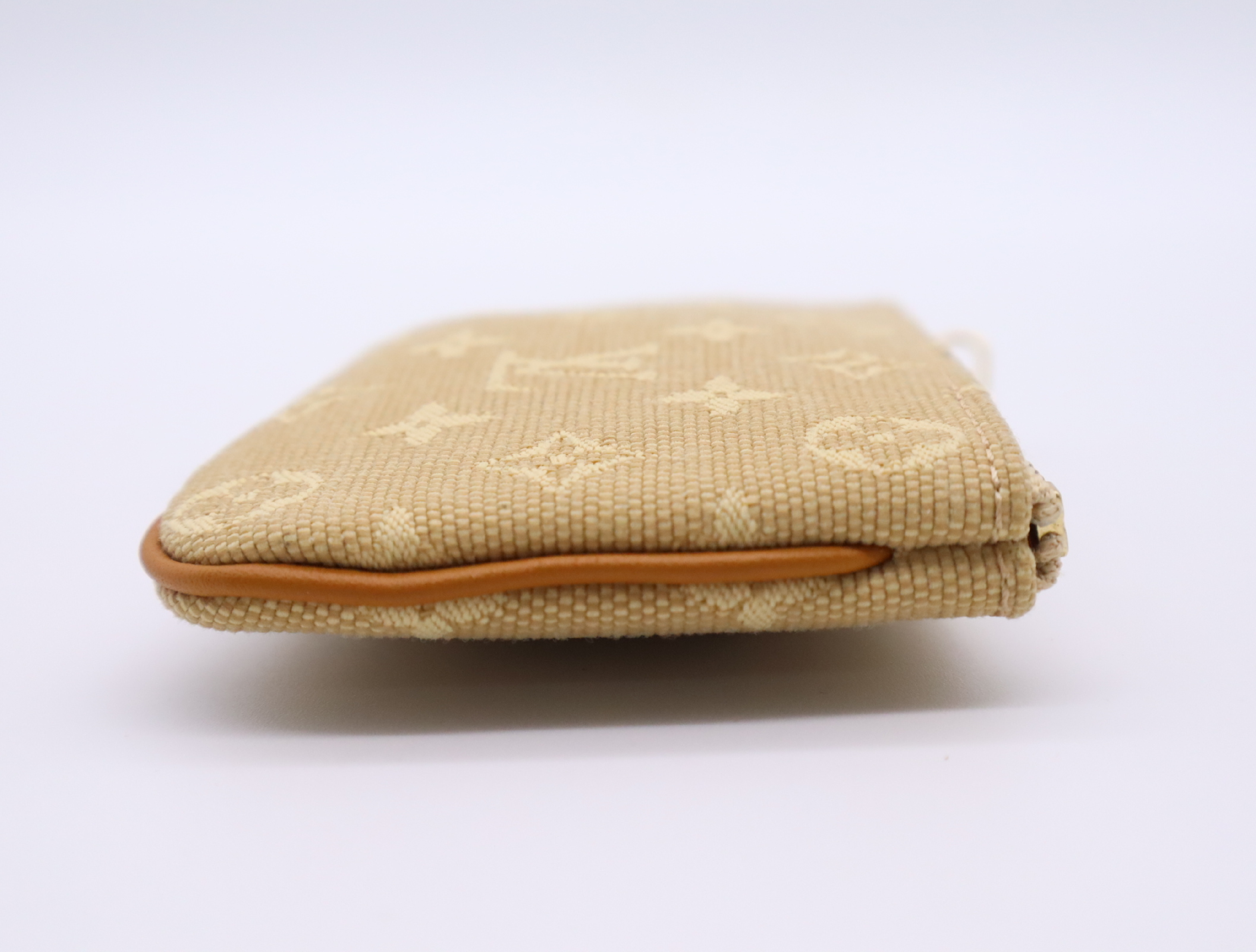 M92438 Monogram Mini Pochette Clé Beige Coin Case — view 5