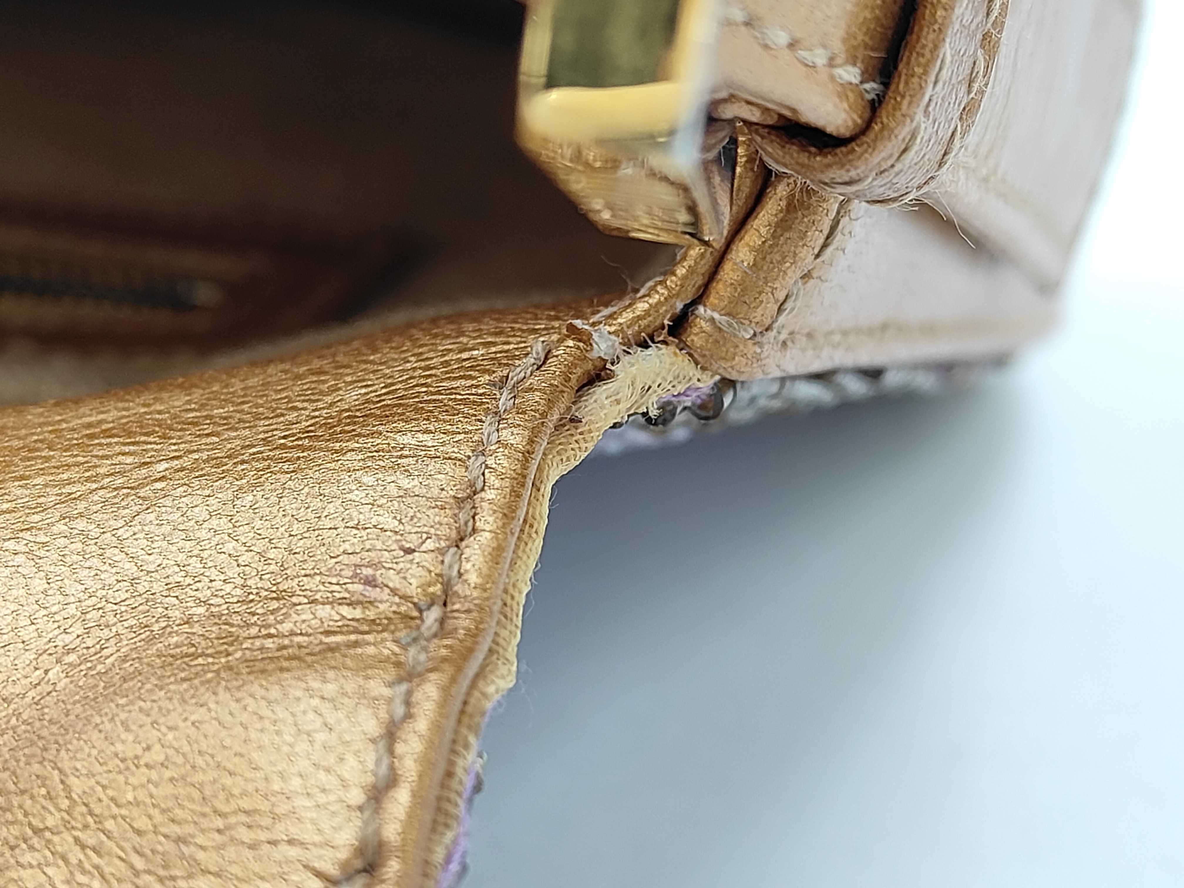 Mamma Bucket Beaded Leather Handbag — view 13