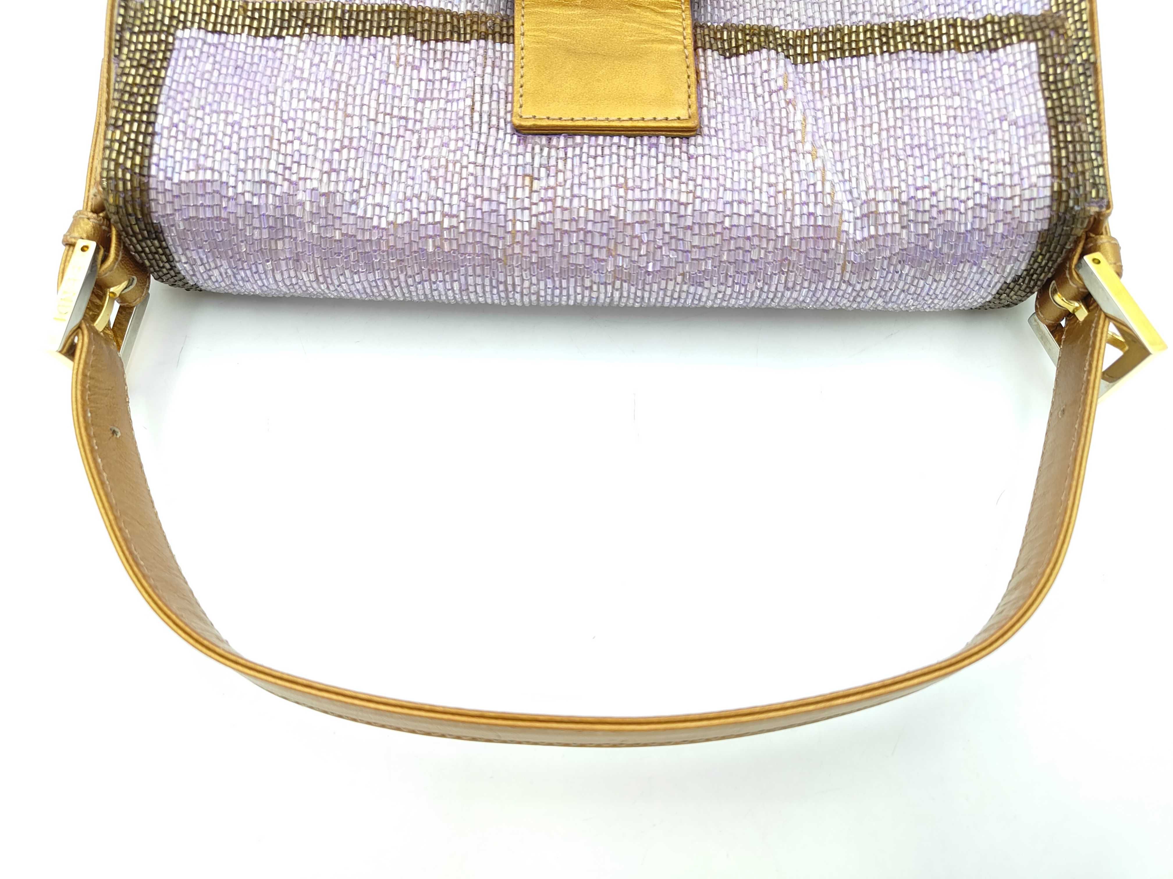 Mamma Bucket Beaded Leather Handbag — view 3