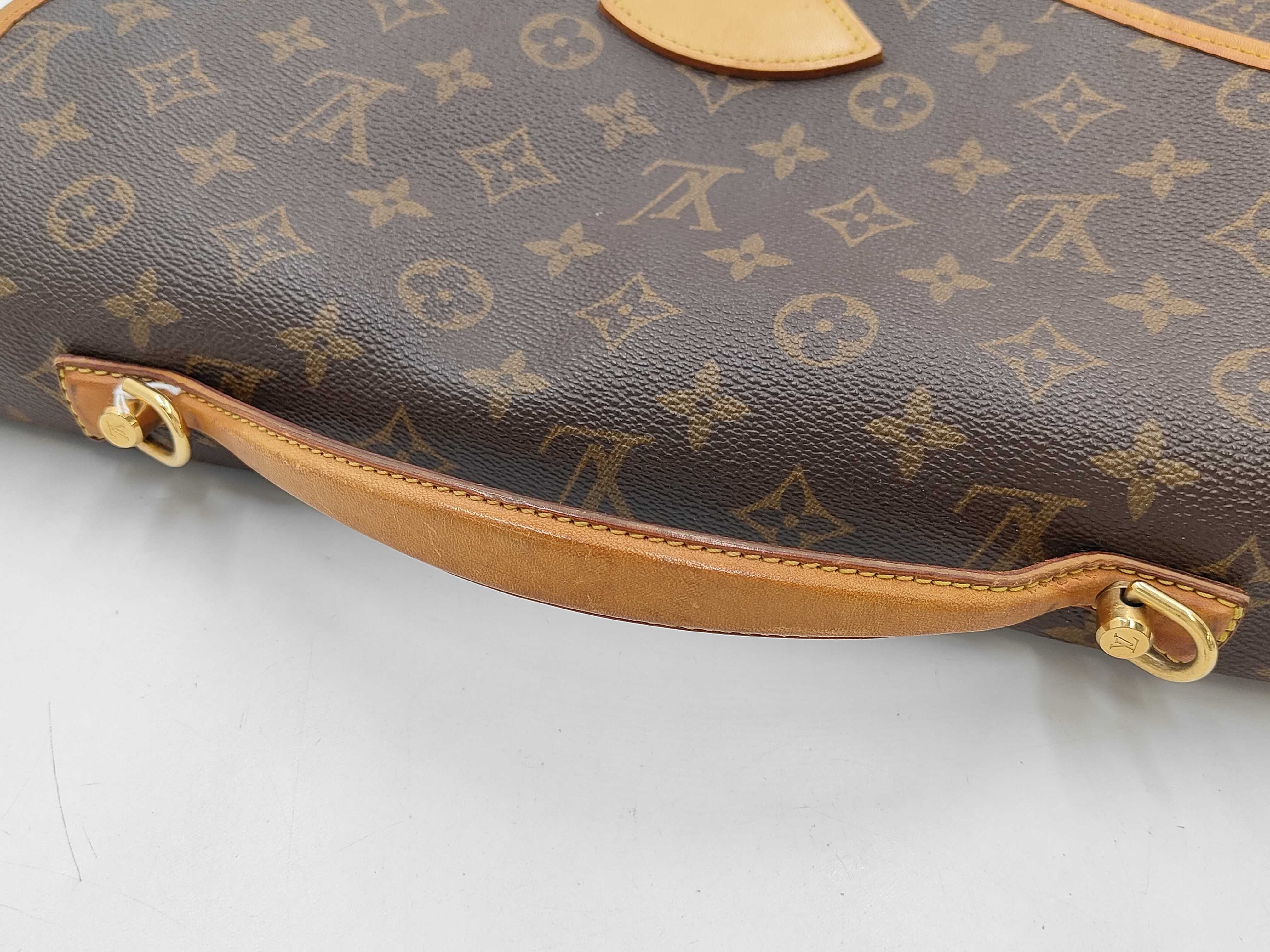 Monogram LV/Louis Vuitton M51121/Beverly Handbag Monogram No Strap Handbag — view 3