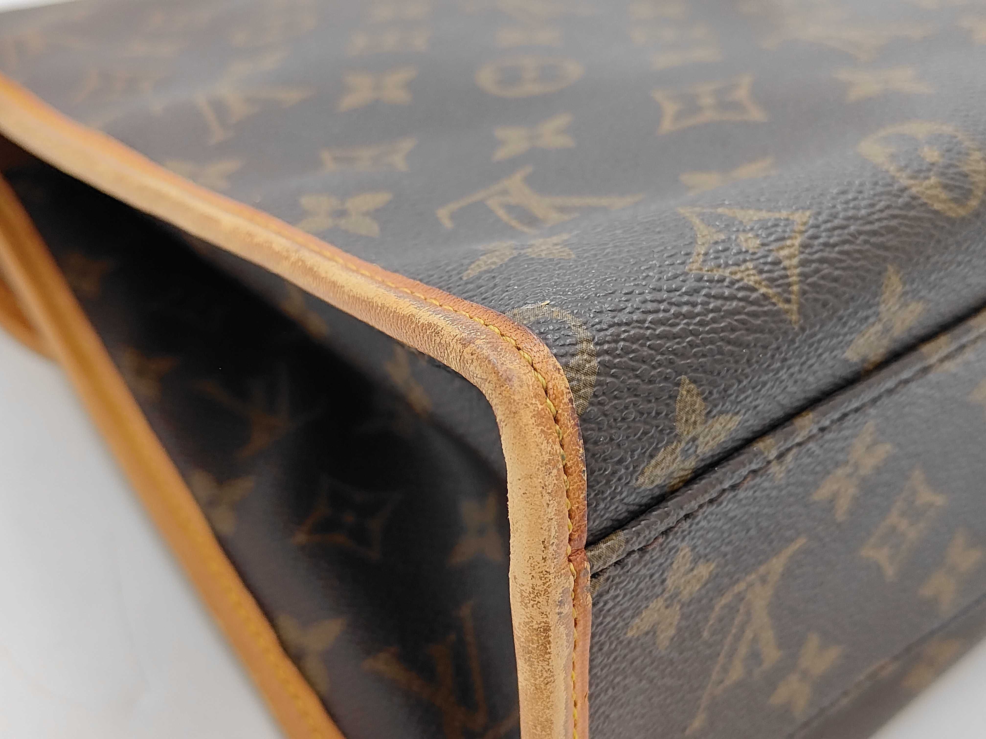 Monogram LV/Louis Vuitton M51121/Beverly Handbag Monogram No Strap Handbag — view 6