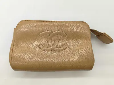 Cabia-skin Coco Pouch (Coco Mark Pouch)