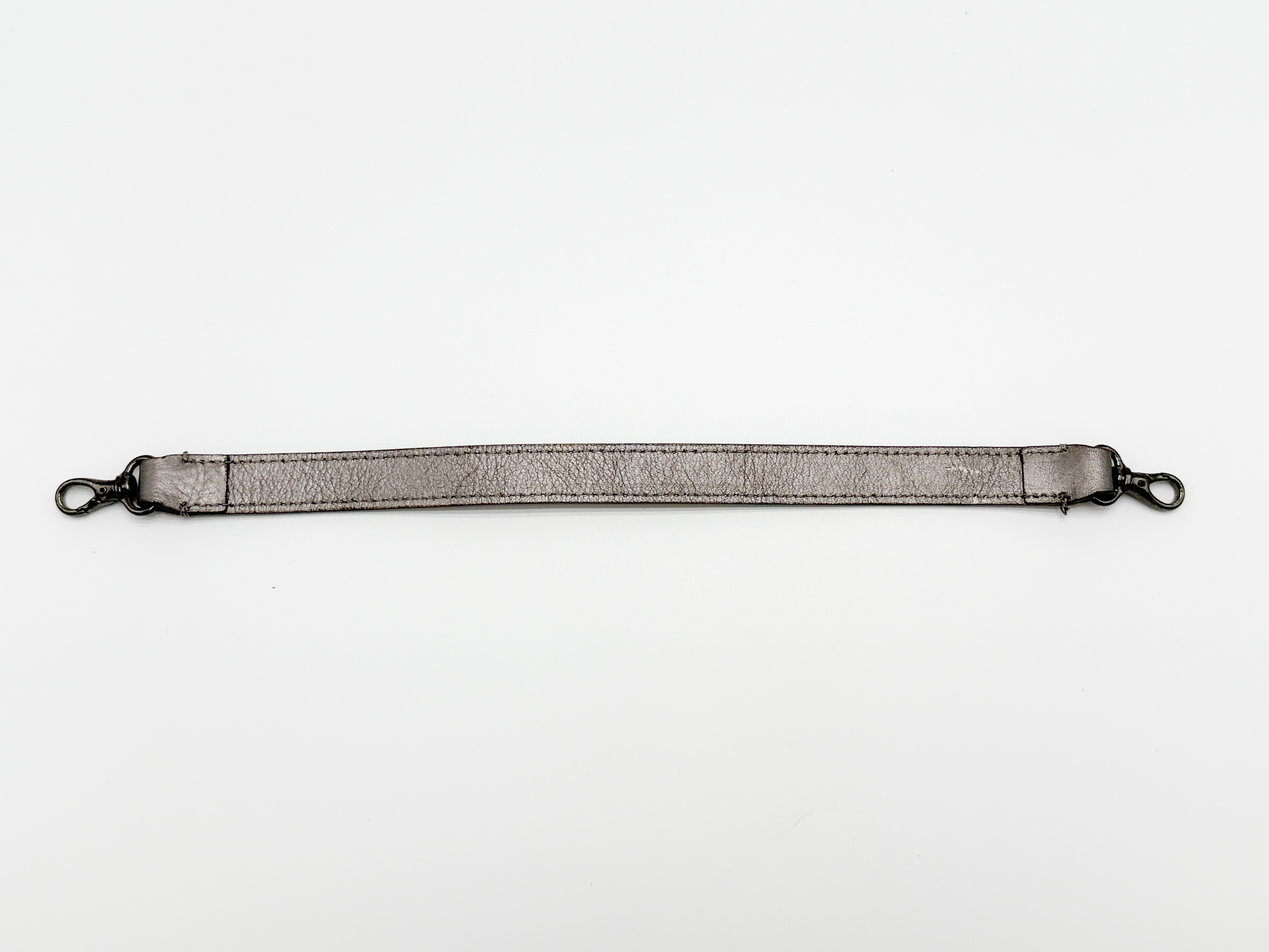 Blue Label Leather Canvas Handbag — view 9