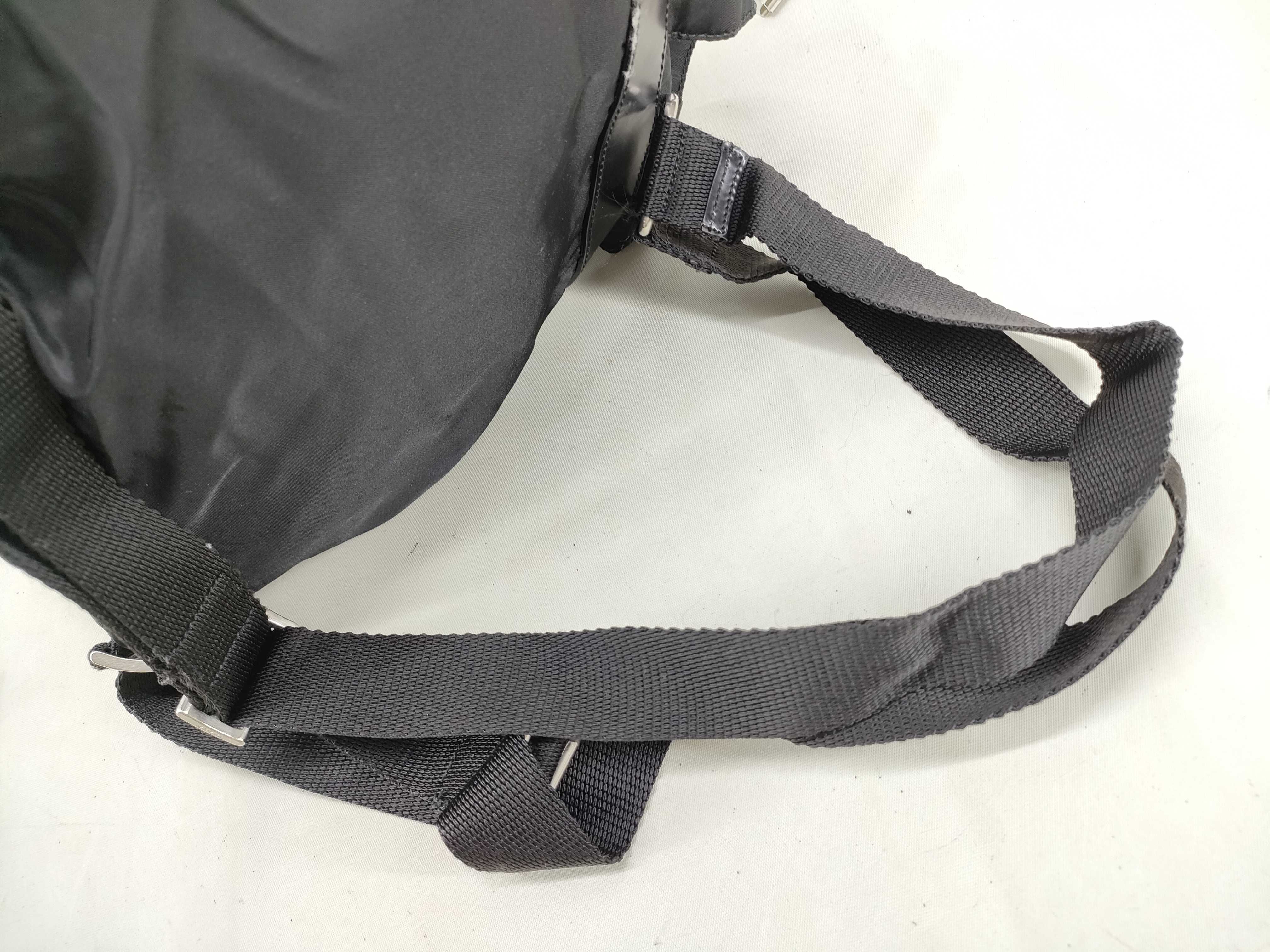 nylon backpack, black nylon backpack. — view 5