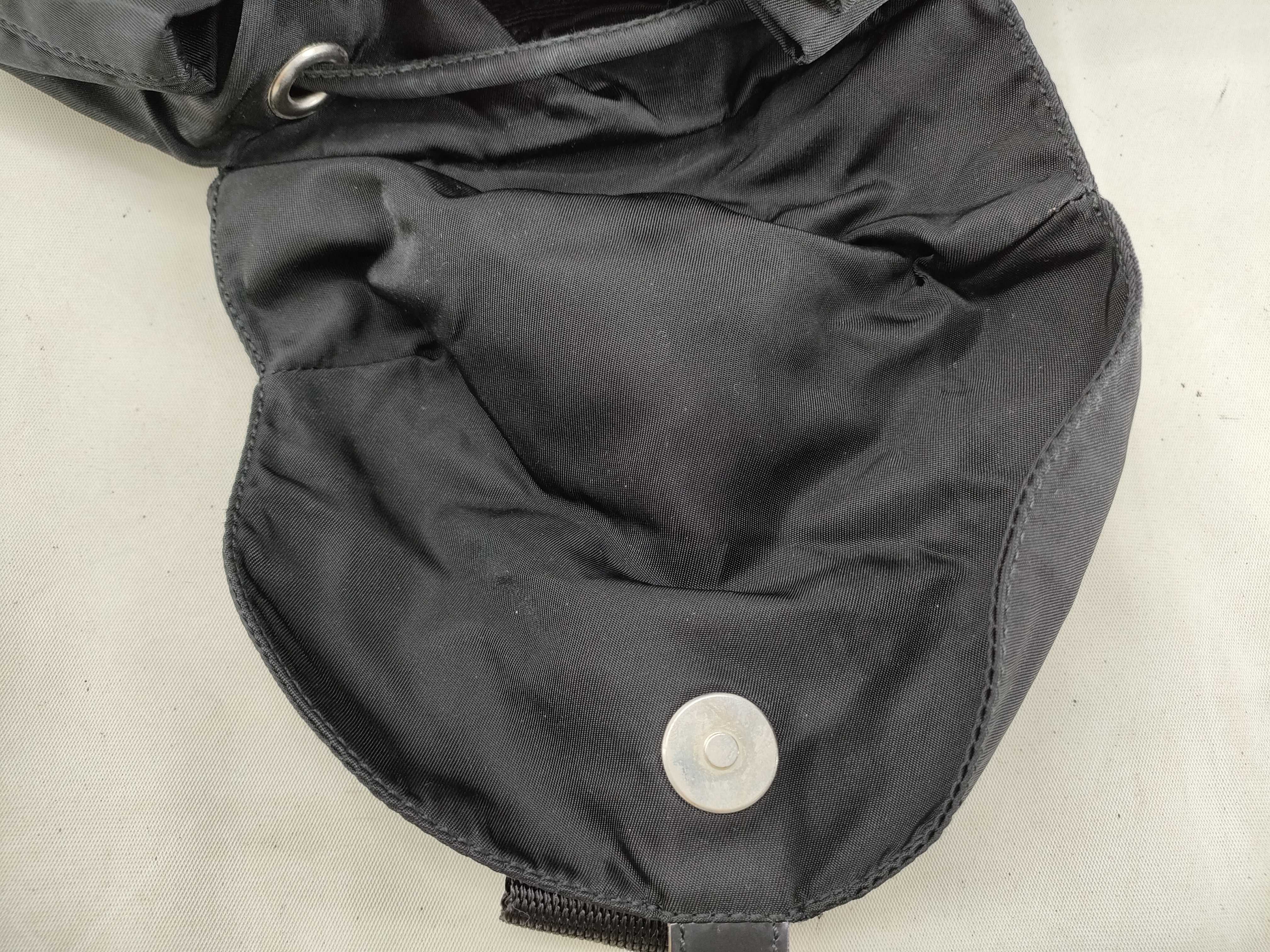 nylon backpack, black nylon backpack. — view 8