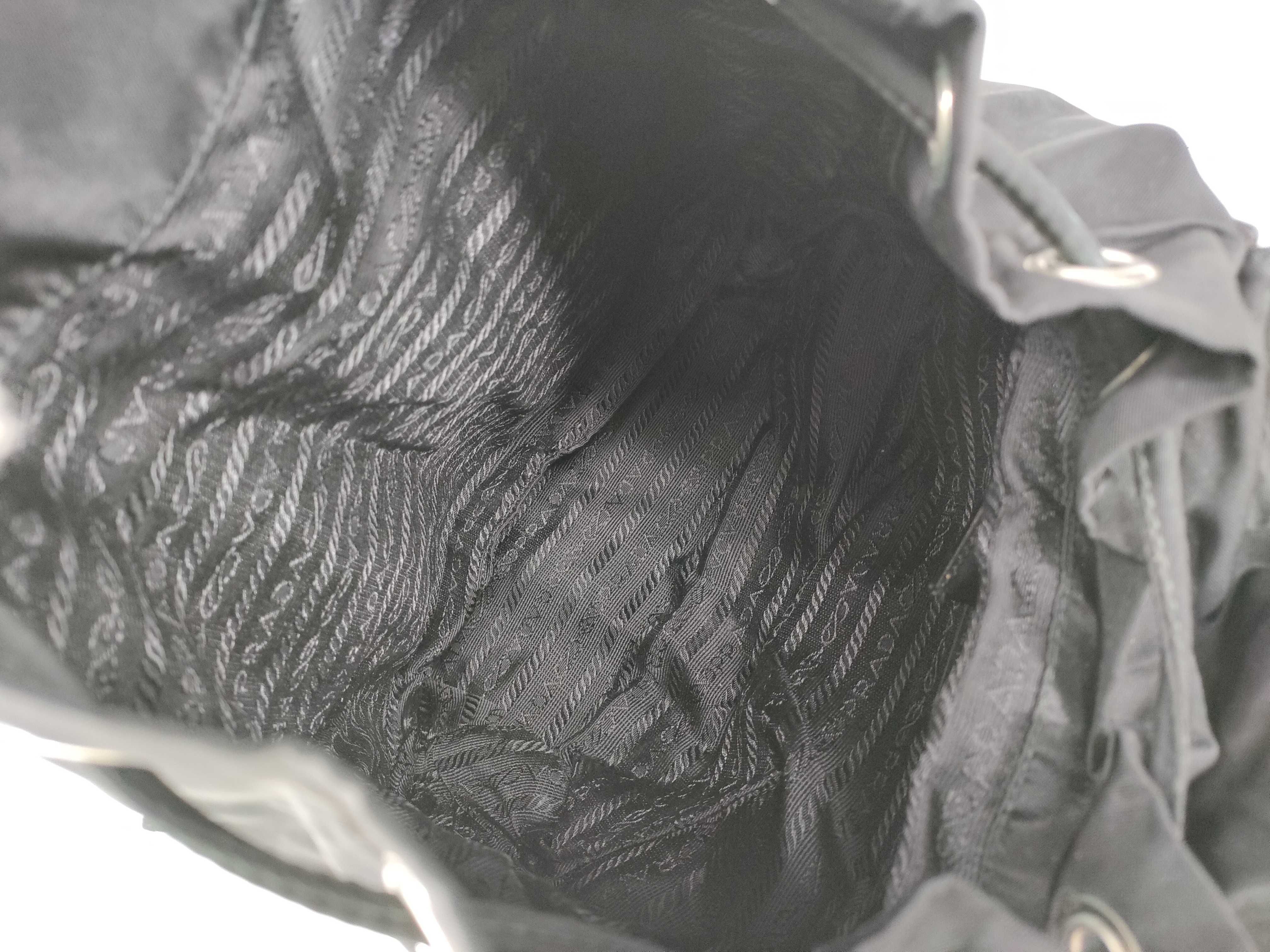 nylon backpack, black nylon backpack. — view 9