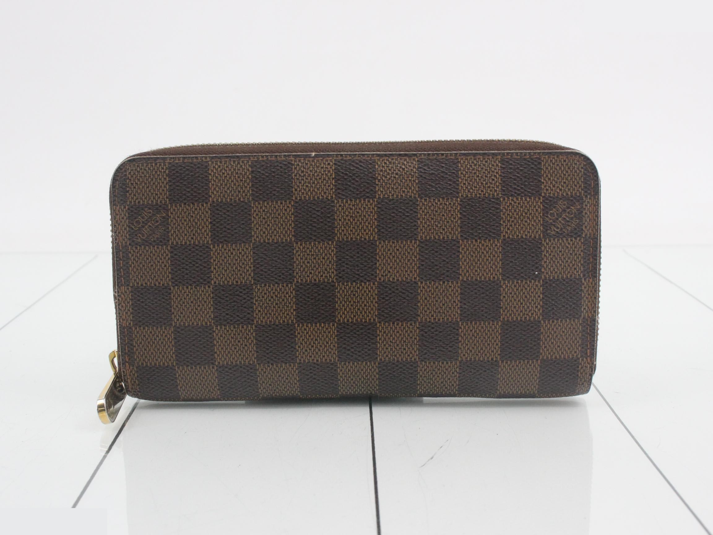 Damier long wallet