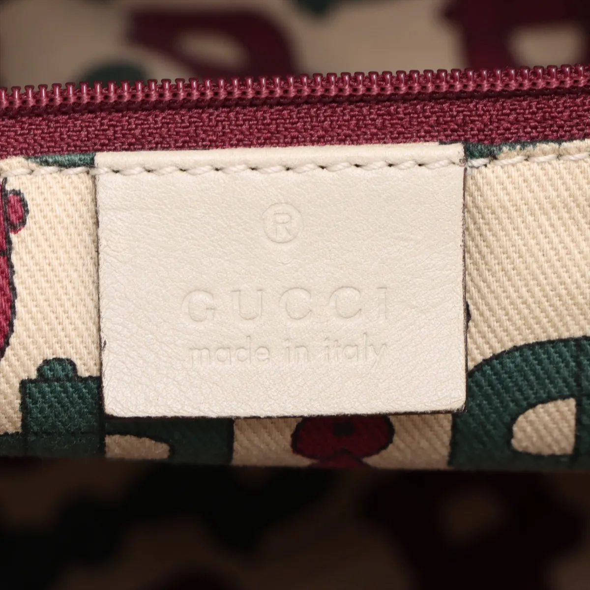 Guccisima Sookie Leather Handbag White 211944 — view 9