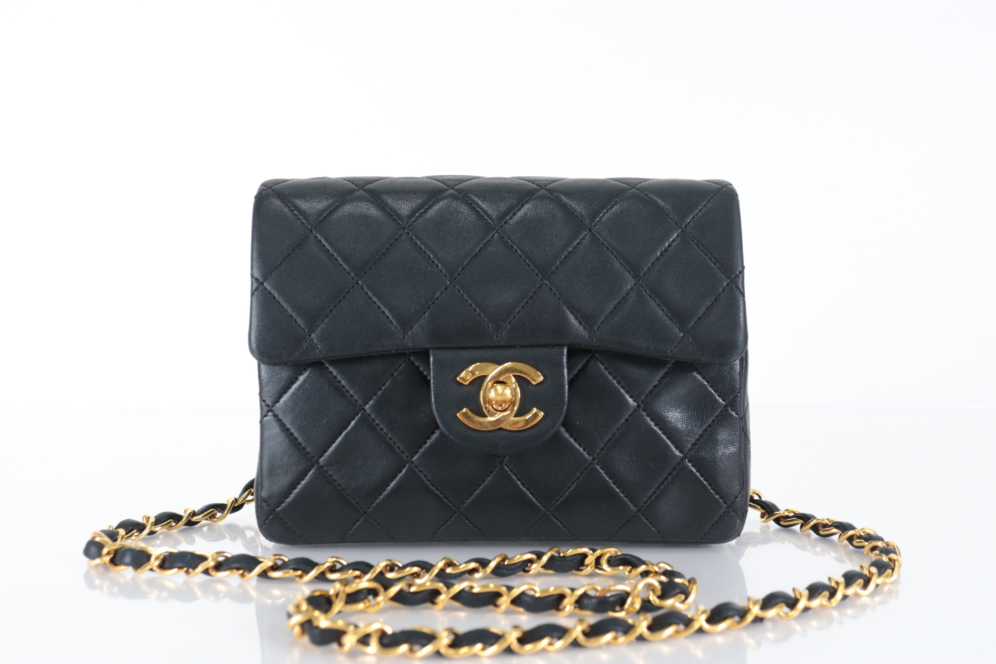 Mini Matelassé Lambskin Chain Shoulder Bag (Series 4)