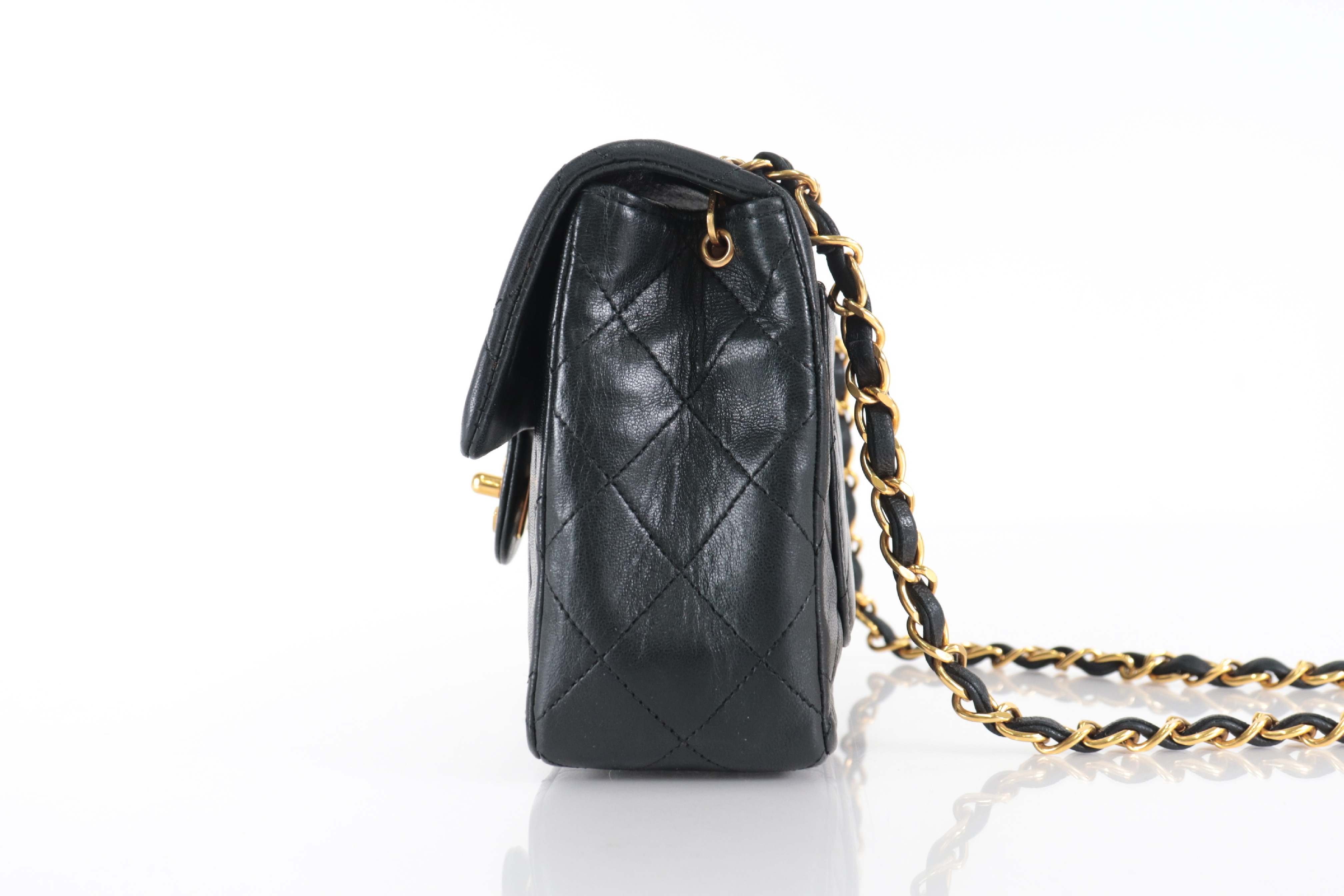 Mini Matelassé Lambskin Chain Shoulder Bag (Series 4) — view 4