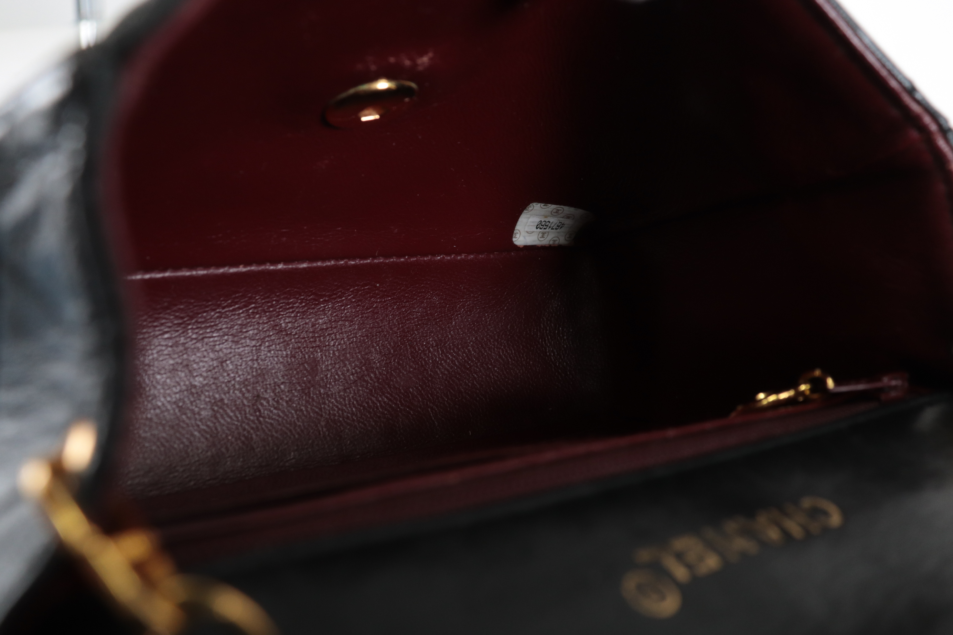 Mini Matelassé Lambskin Chain Shoulder Bag (Series 4) — view 8