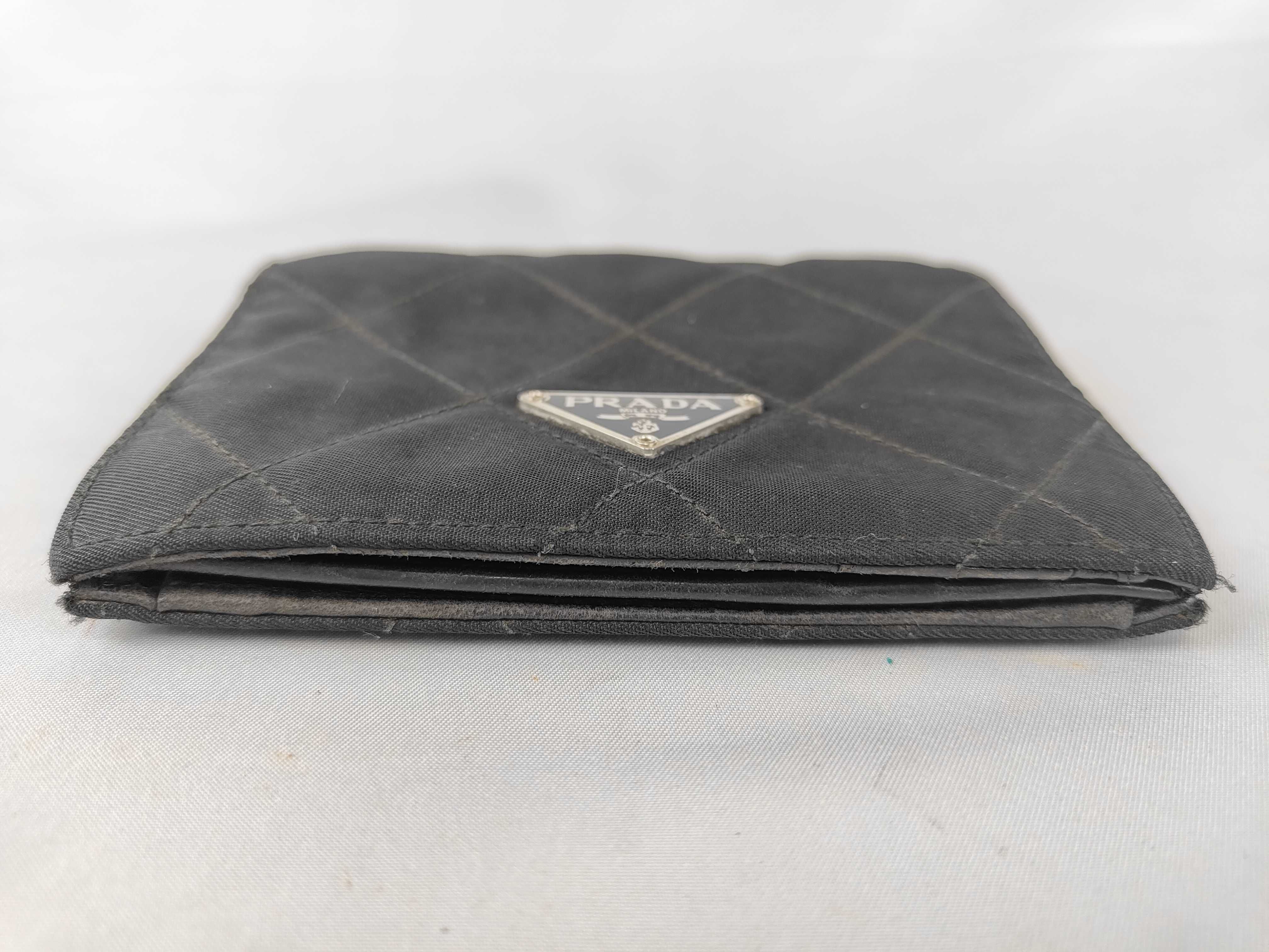 Triangle Logo Nylon Bi-fold Wallet — view 6