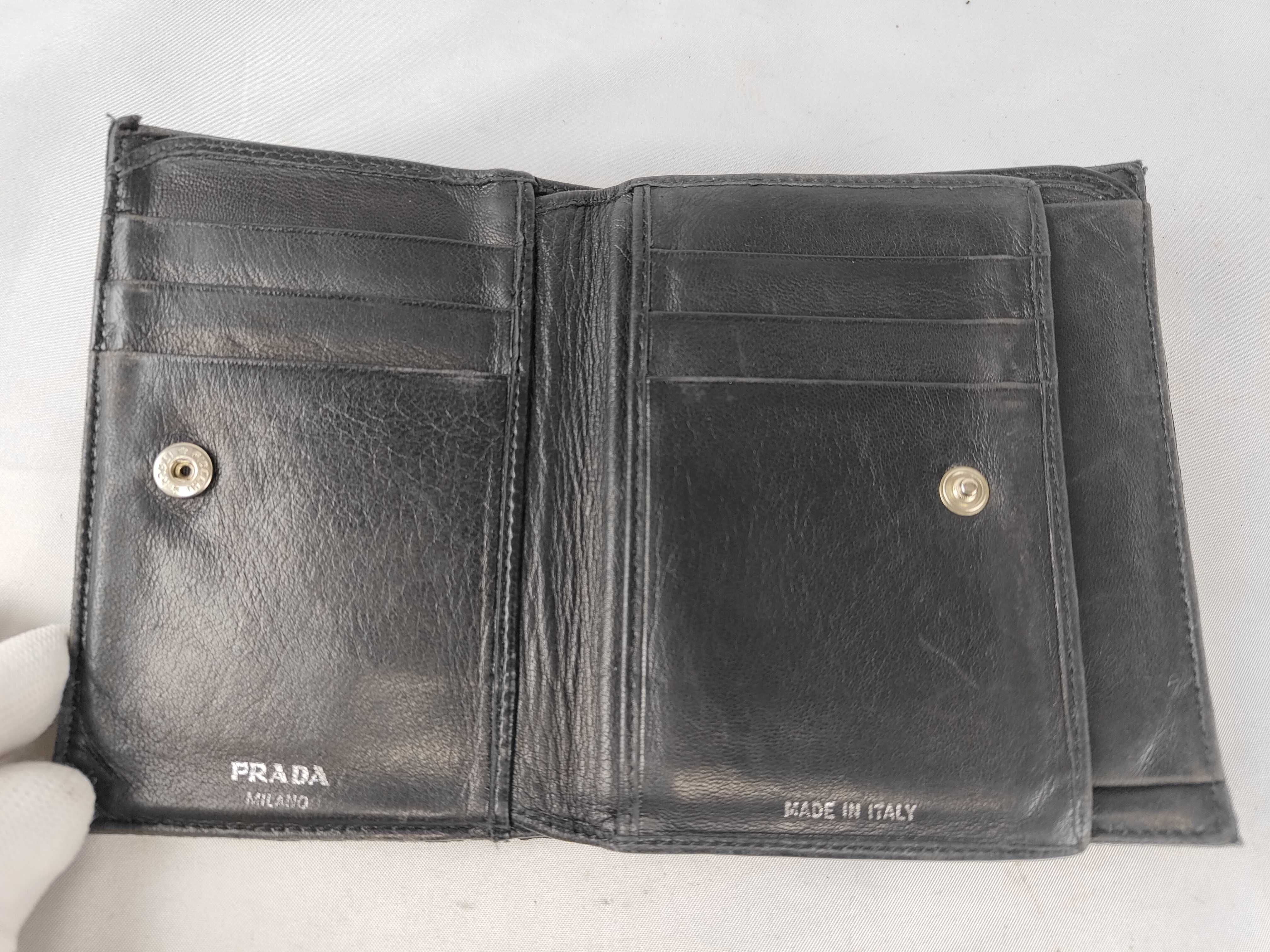 Triangle Logo Nylon Bi-fold Wallet — view 7