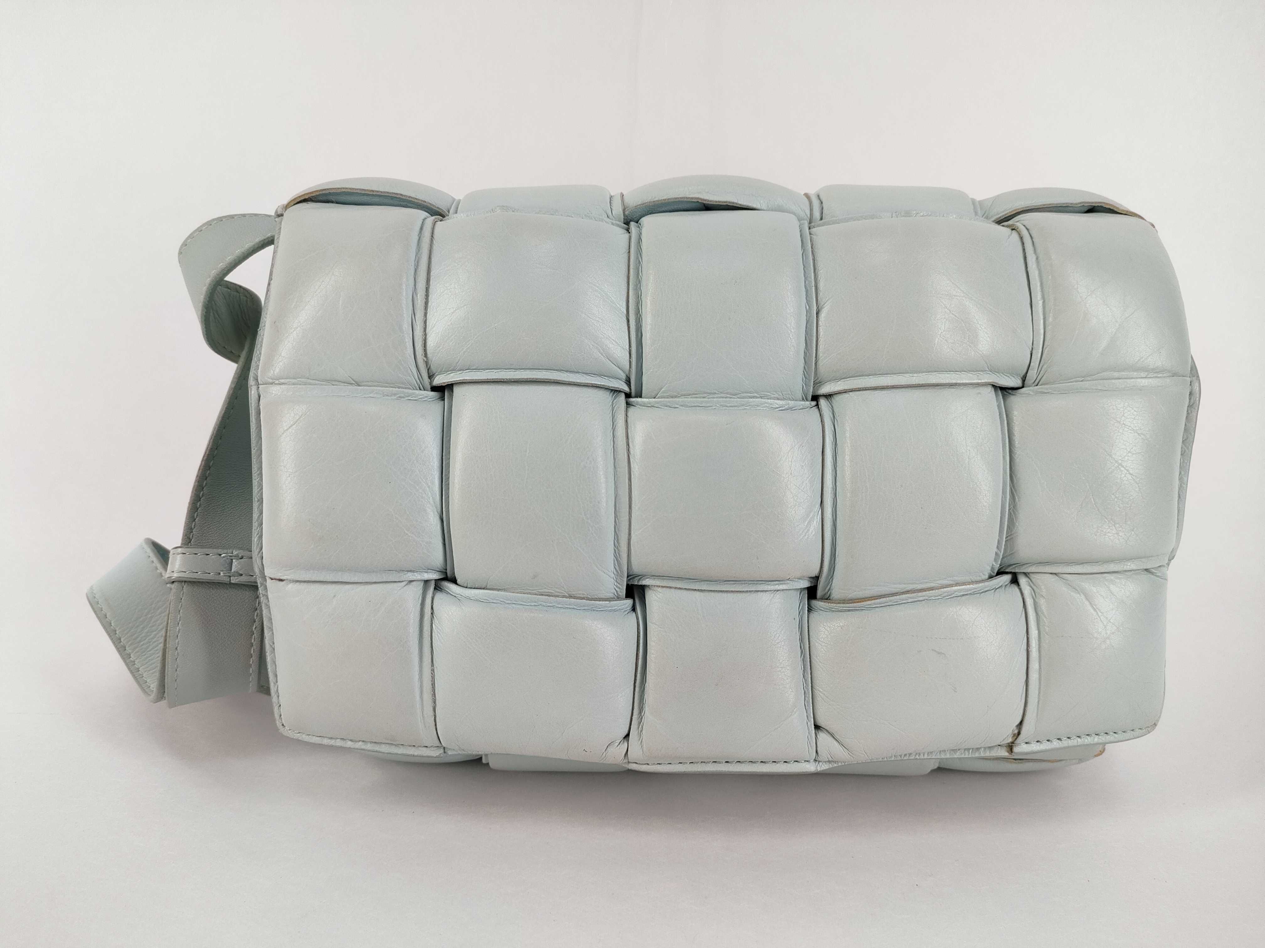 Padded Cassette Blue Silver - Shoulder Bag