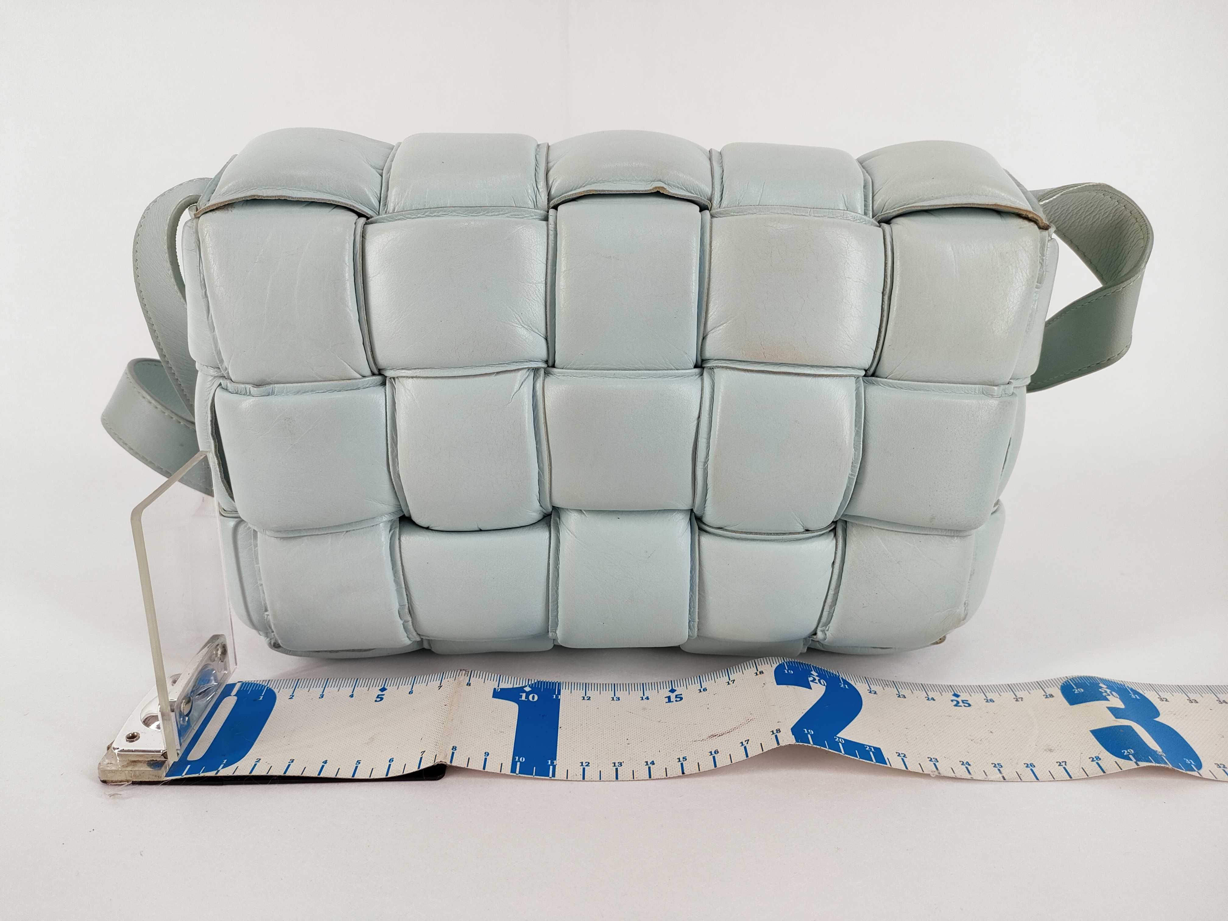 Padded Cassette Blue Silver - Shoulder Bag — view 2