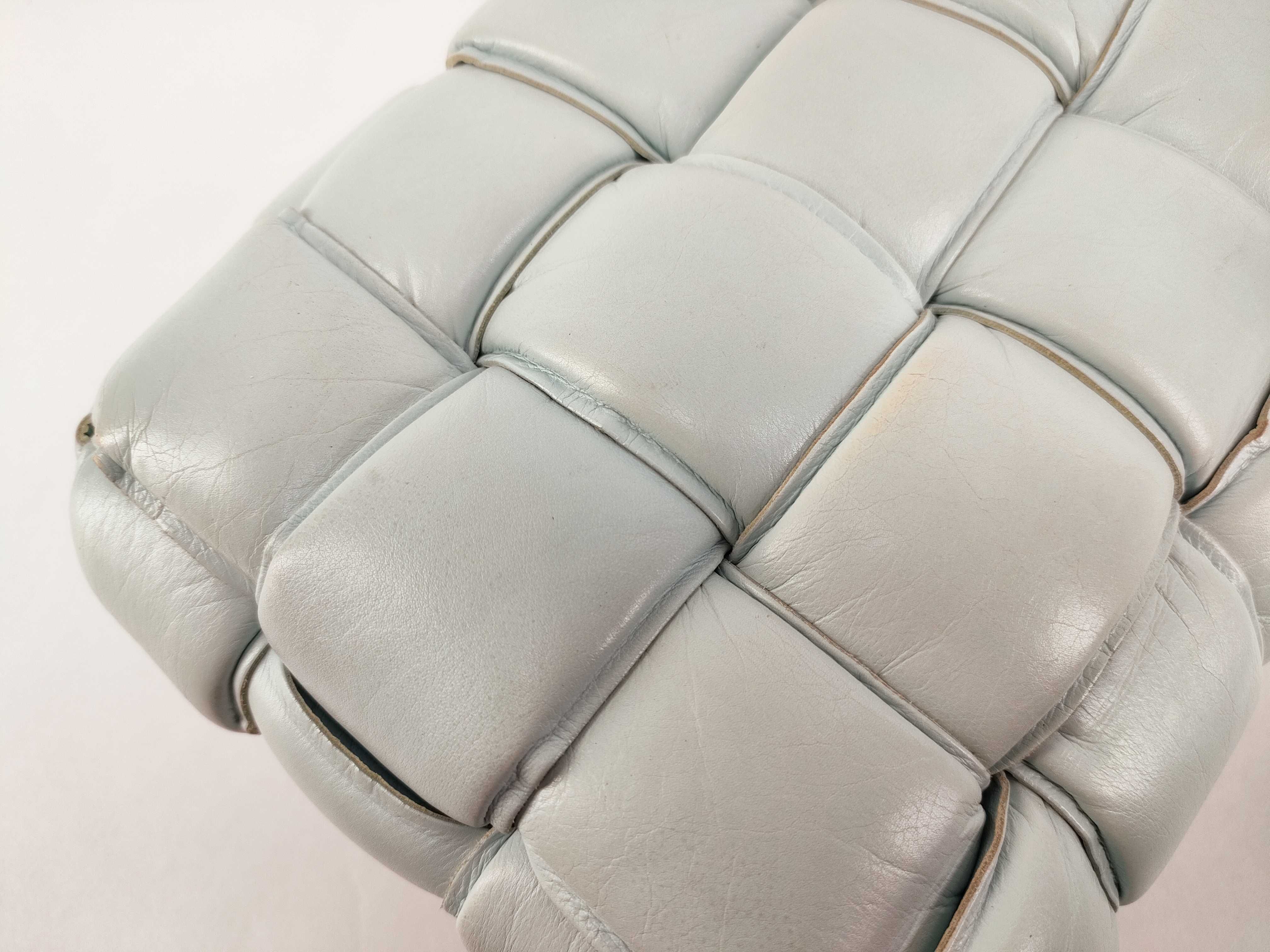 Padded Cassette Blue Silver - Shoulder Bag — view 13