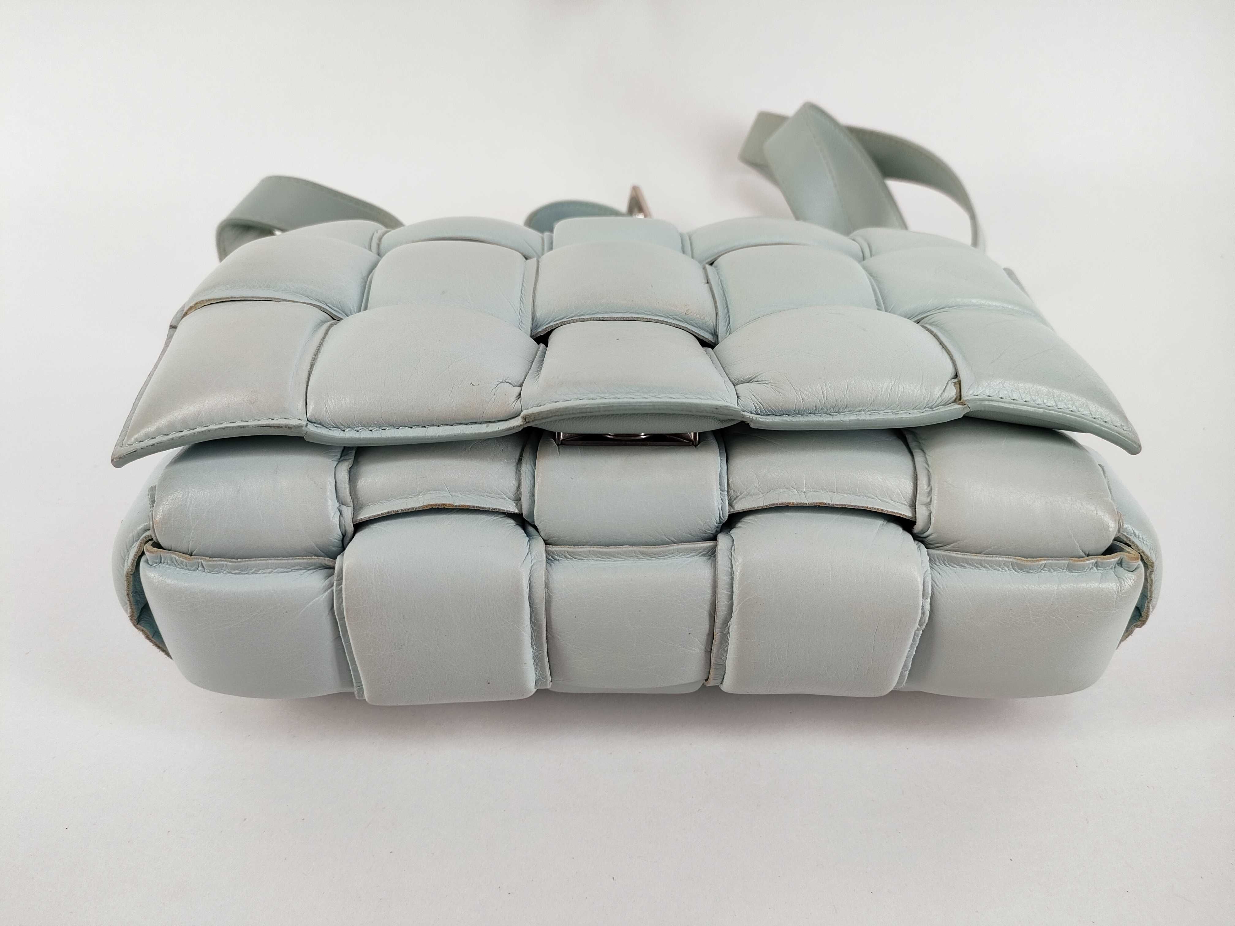 Padded Cassette Blue Silver - Shoulder Bag — view 7