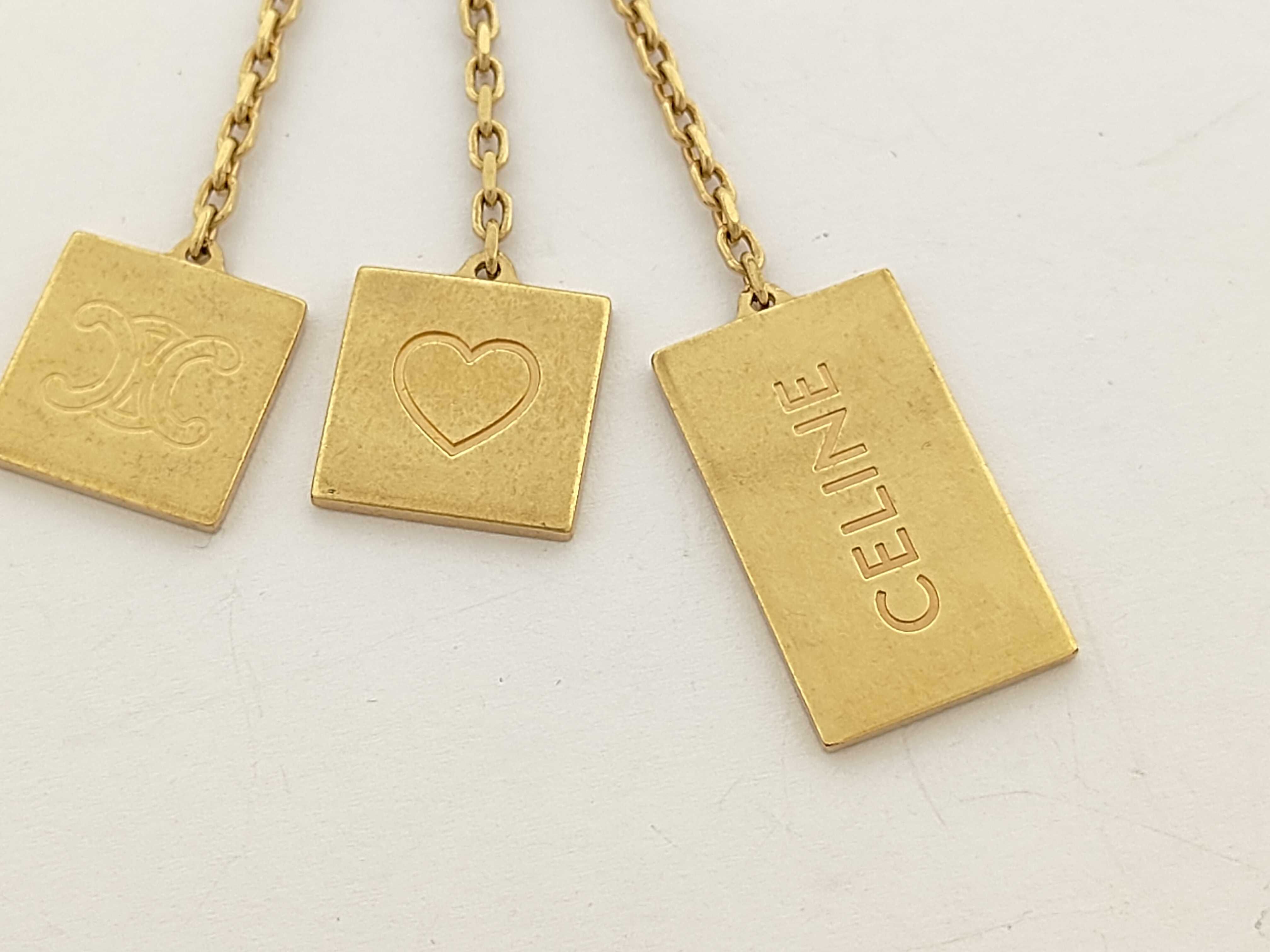 Charm Logo Triomphe Plate Charm — view 2
