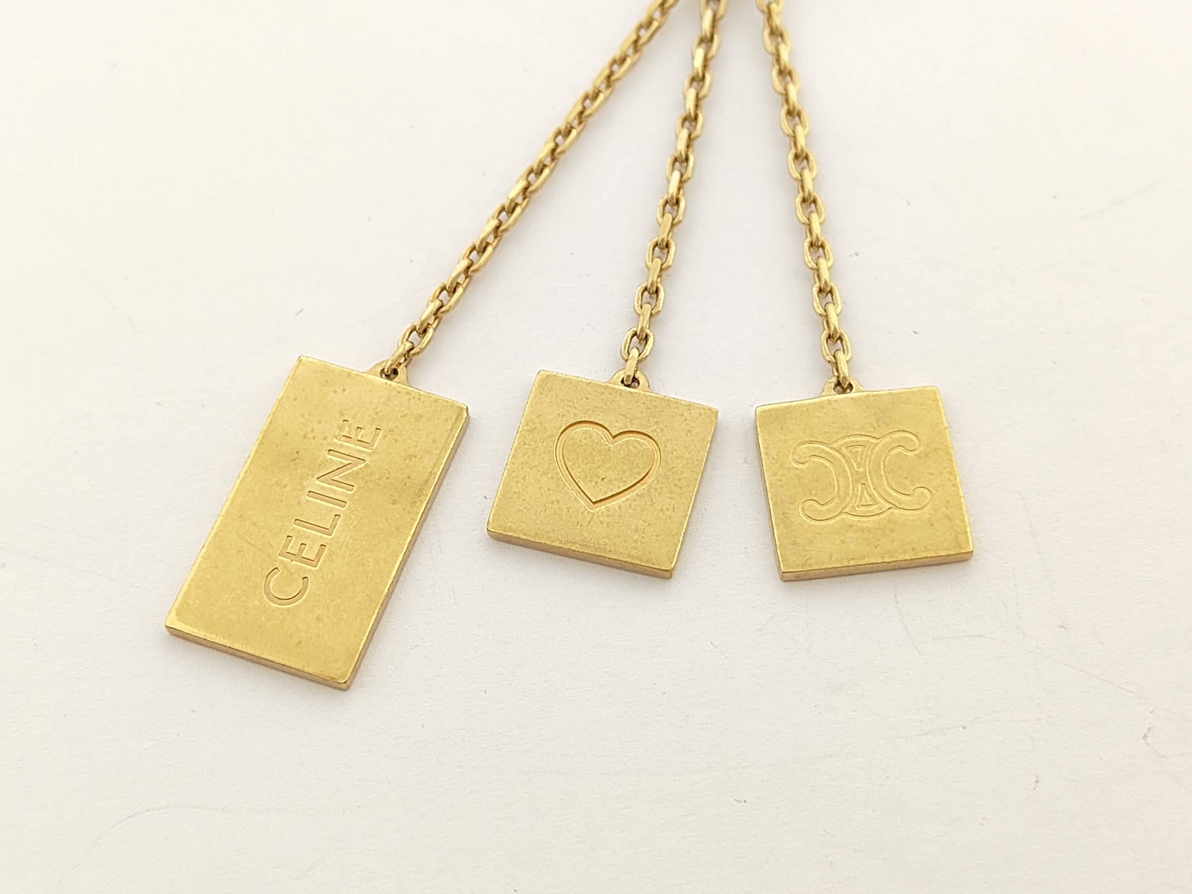 Charm Logo Triomphe Plate Charm — view 3