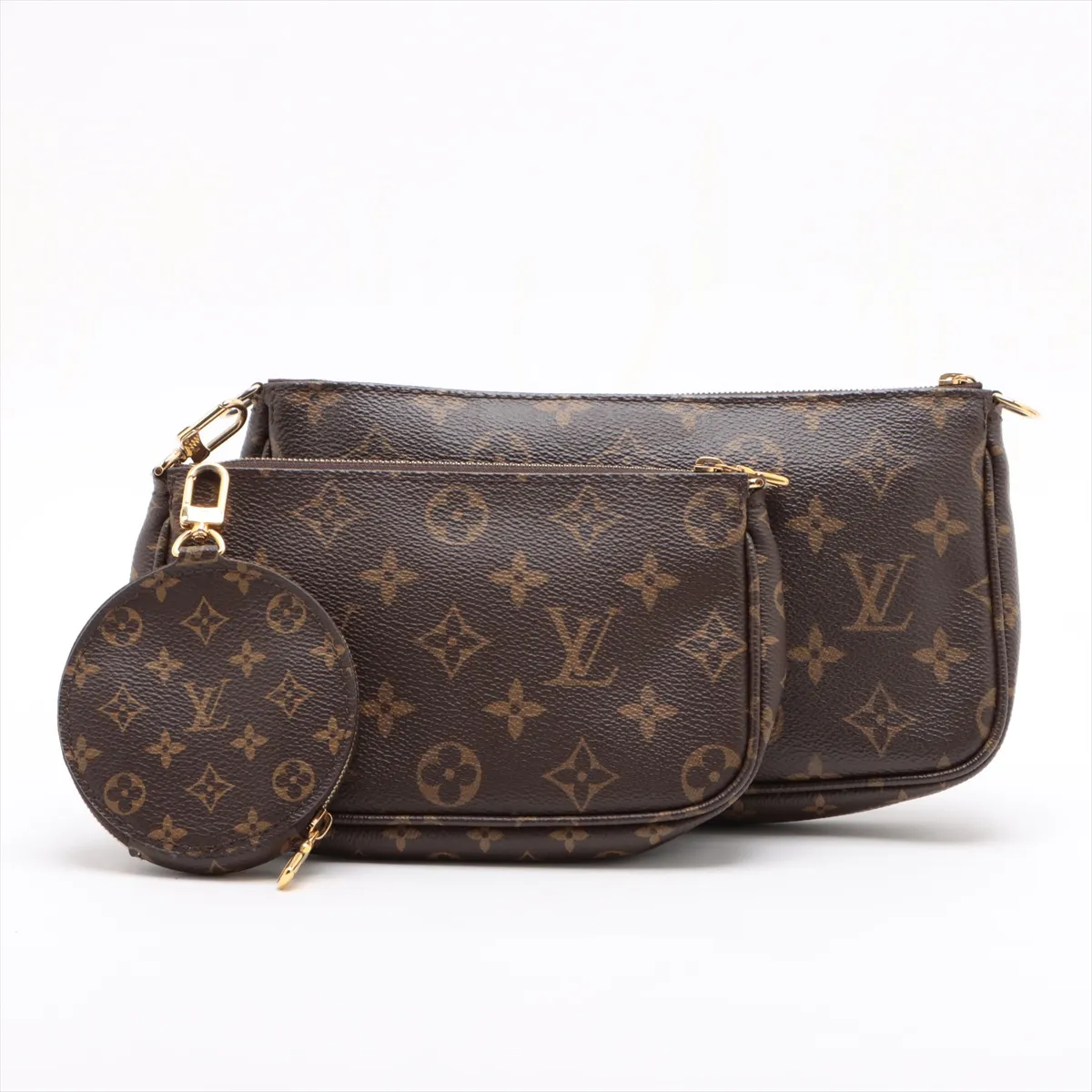 Monogram Multi Pochette Accessoire M44813 TA4240 Brown RFID Reactive — view 2