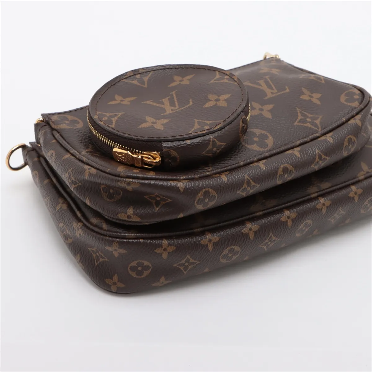 Monogram Multi Pochette Accessoire M44813 TA4240 Brown RFID Reactive — view 6