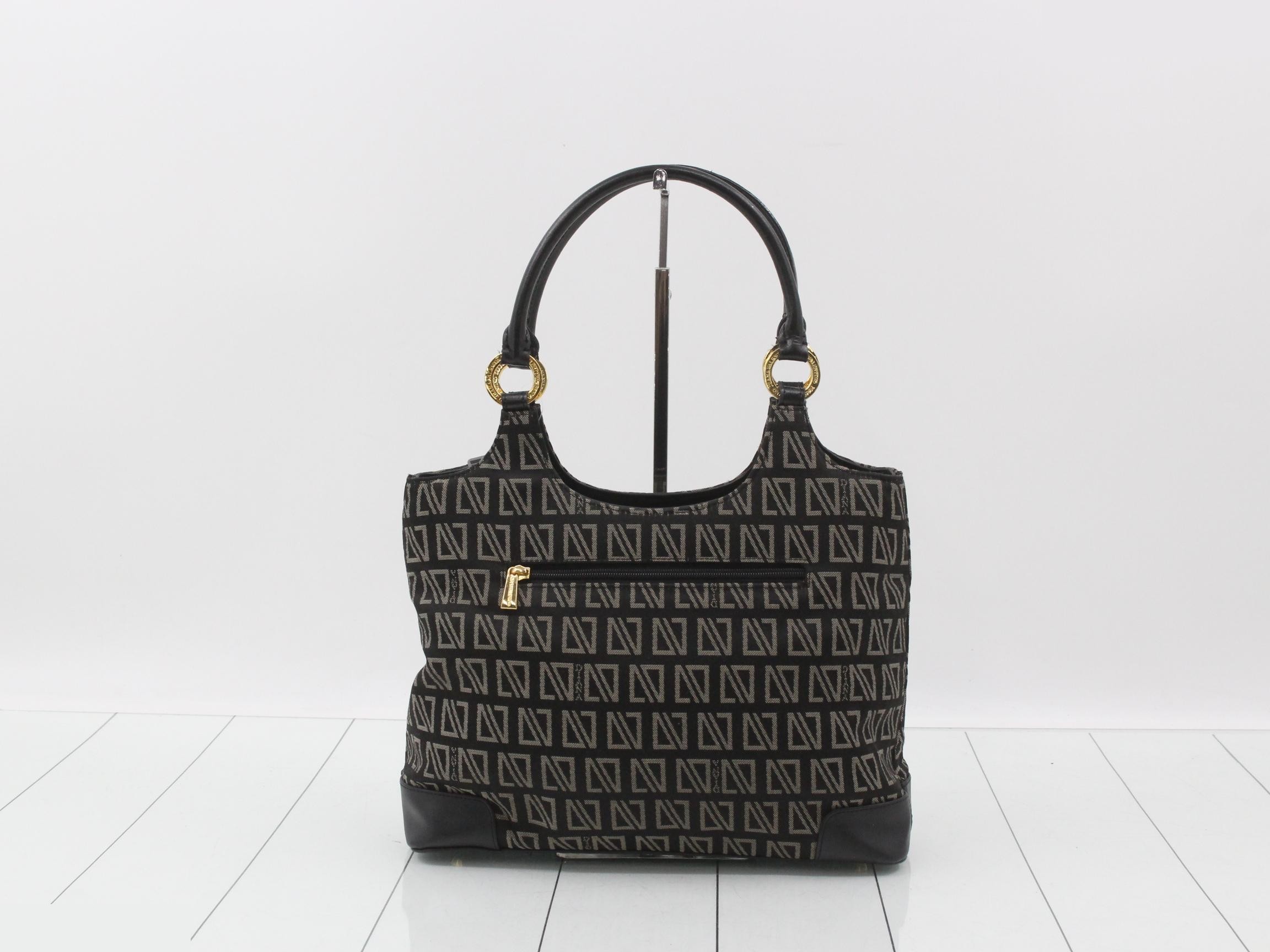 Diana Valentino handbag, canvas and leather. — view 2