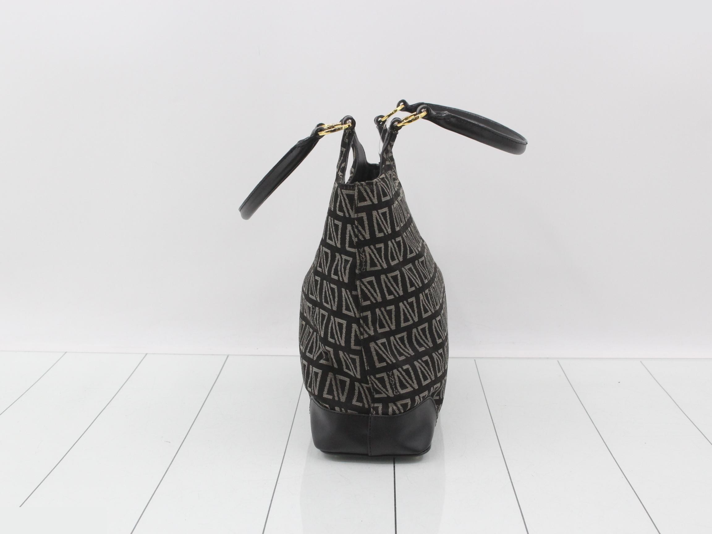 Diana Valentino handbag, canvas and leather. — view 4